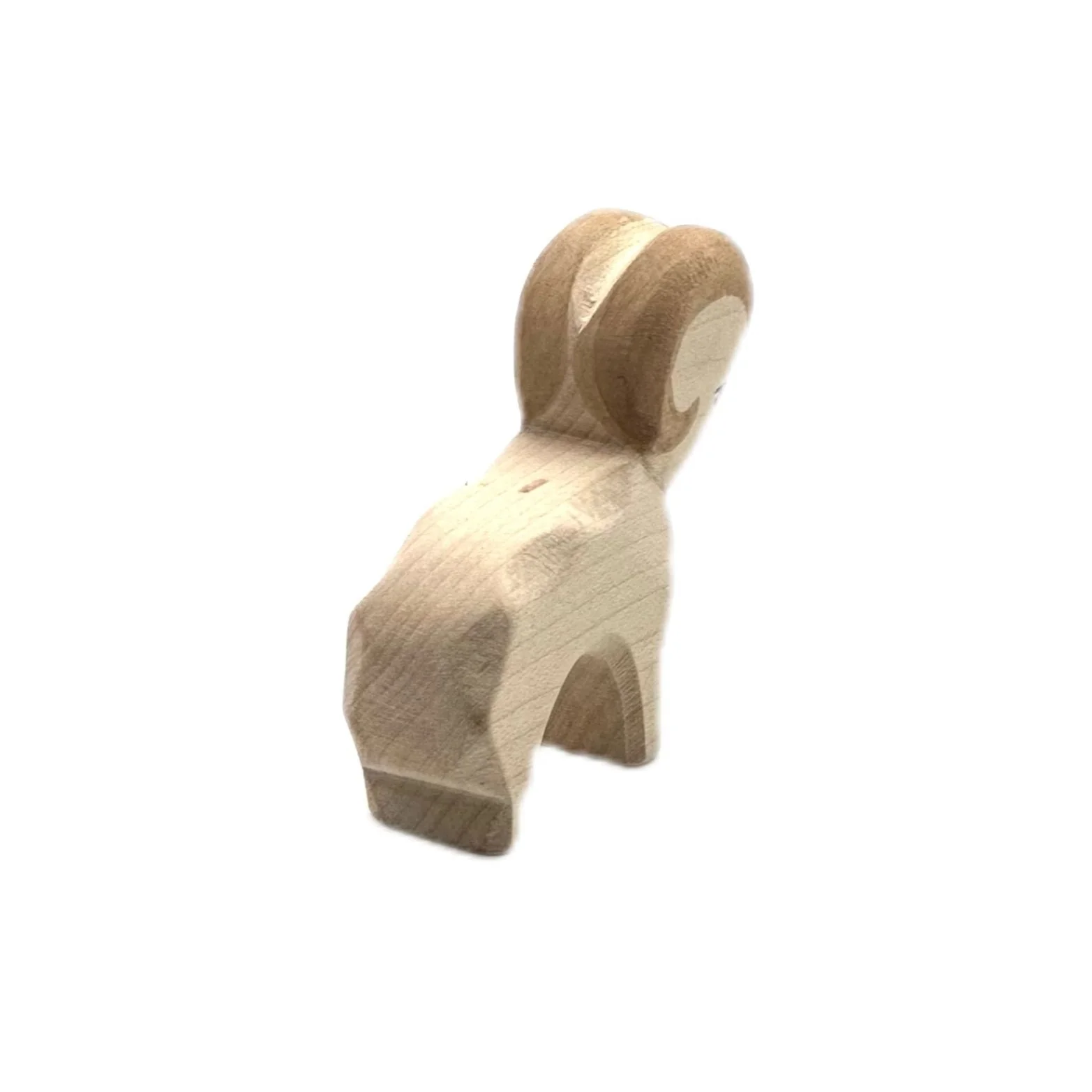 Handcrafted Open Ended Wooden Toy Farm Animal - Ram Small - Image 3