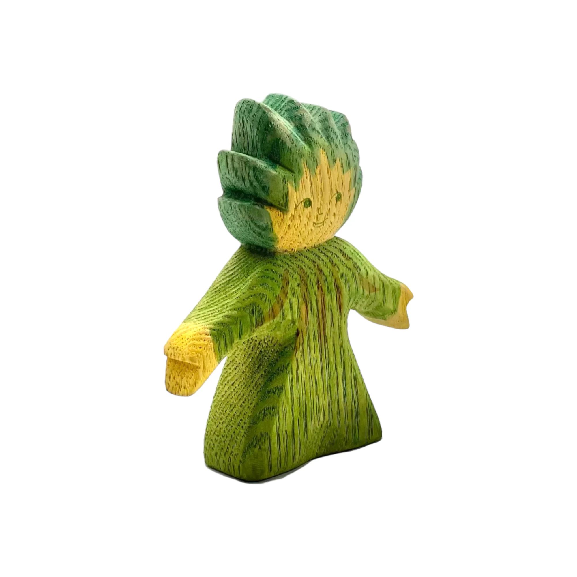 Handcrafted Open Ended Wooden Toy Figure Fairy Tale - A Set of Troll Family (3 Pieces) - Image 3