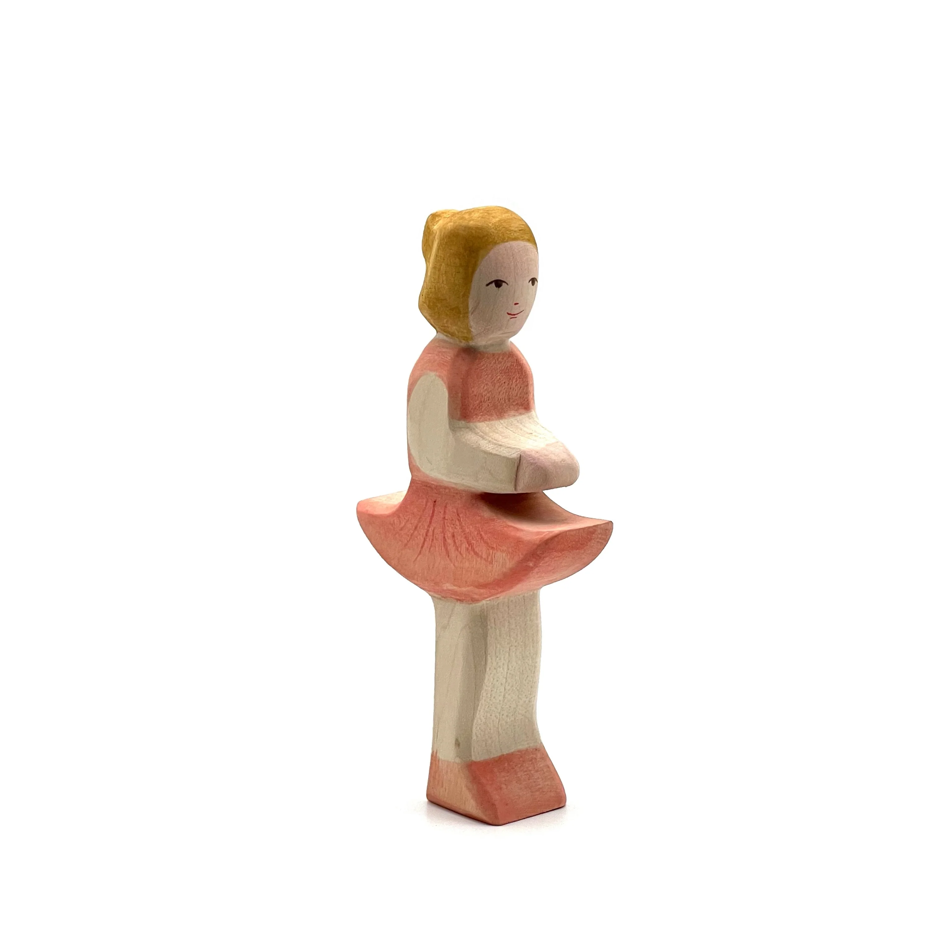 Handcrafted Open Ended Wooden Toy Figure Fairy Tale - Ballerina - Image 2
