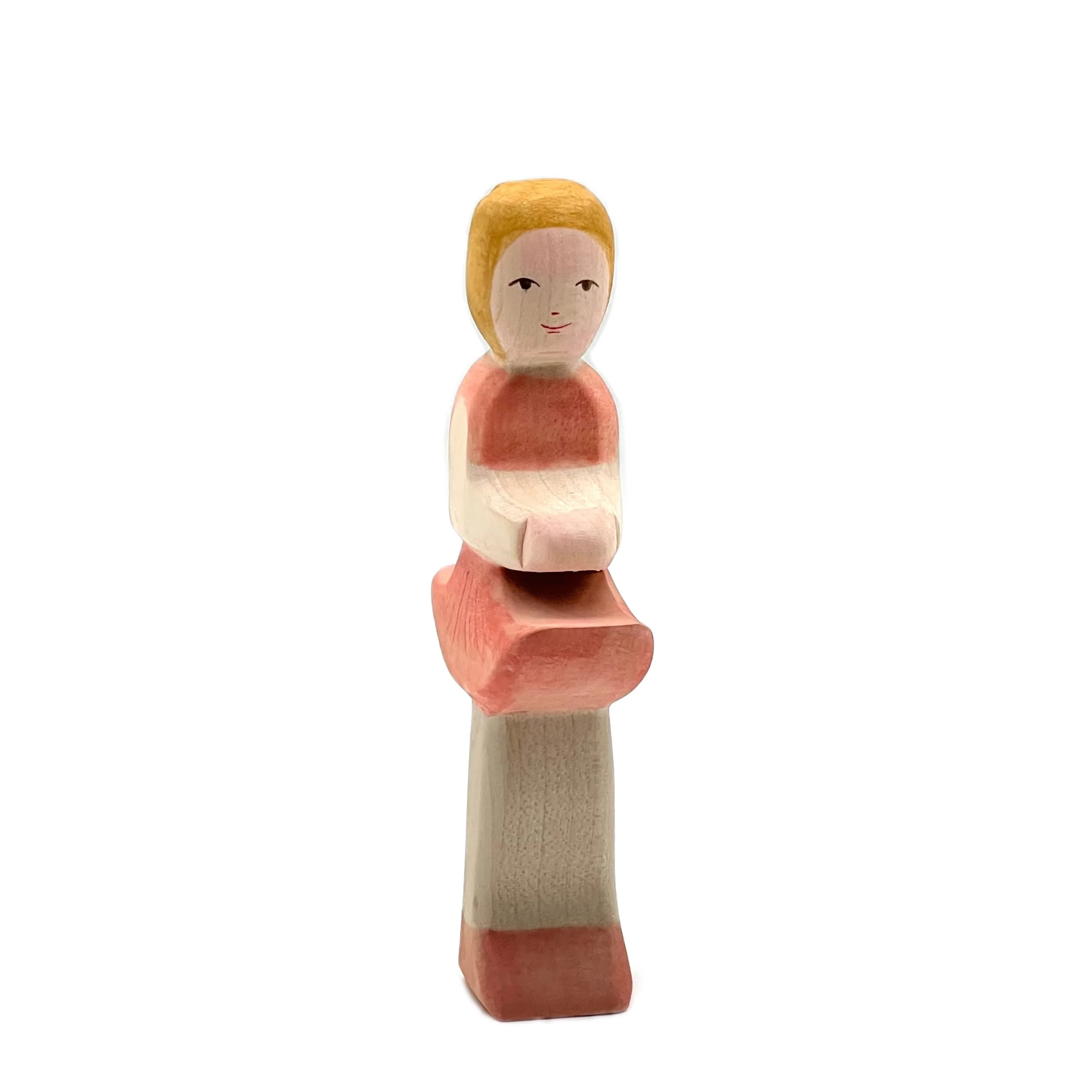Handcrafted Open Ended Wooden Toy Figure Fairy Tale - Ballerina - Image 3