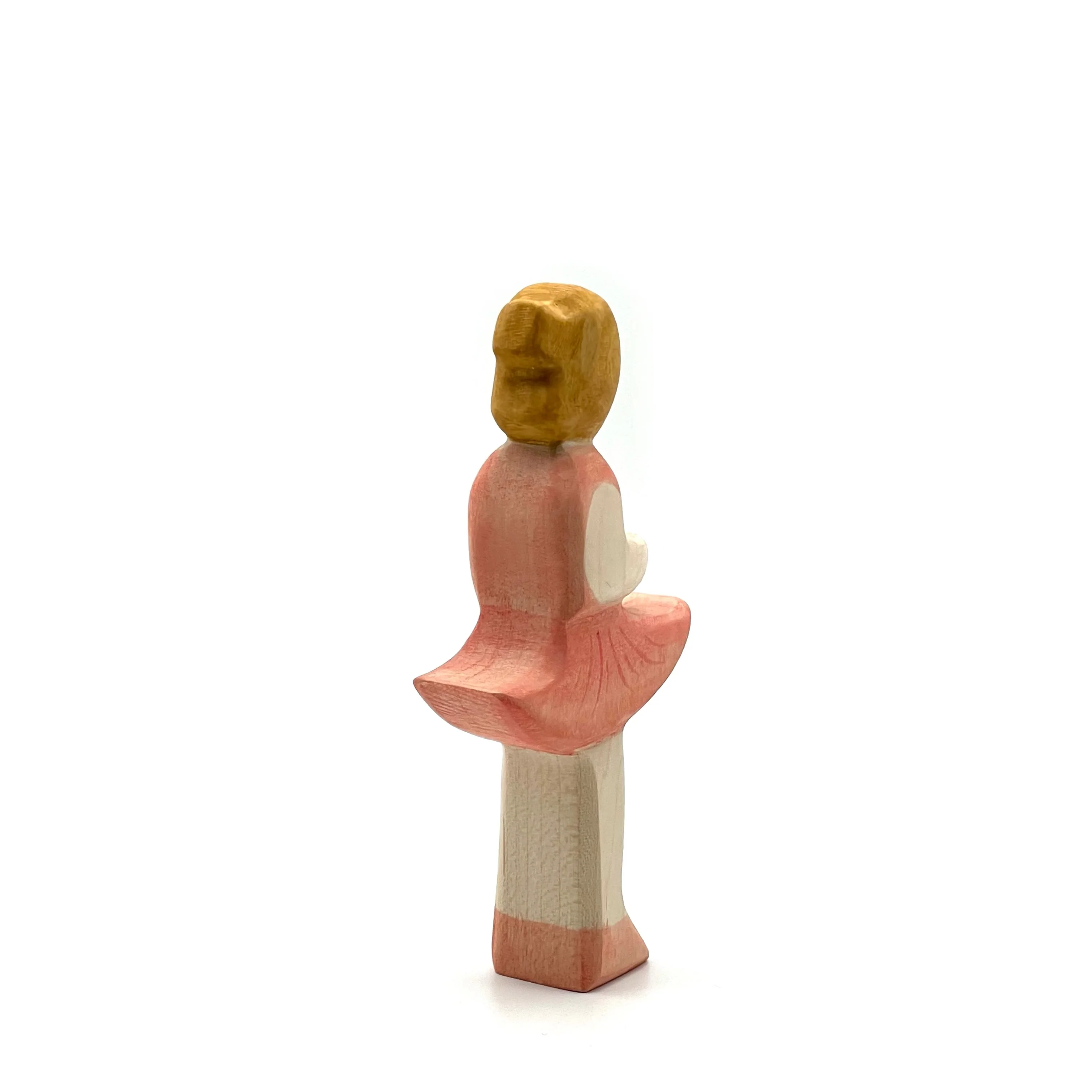Handcrafted Open Ended Wooden Toy Figure Fairy Tale - Ballerina - Image 4