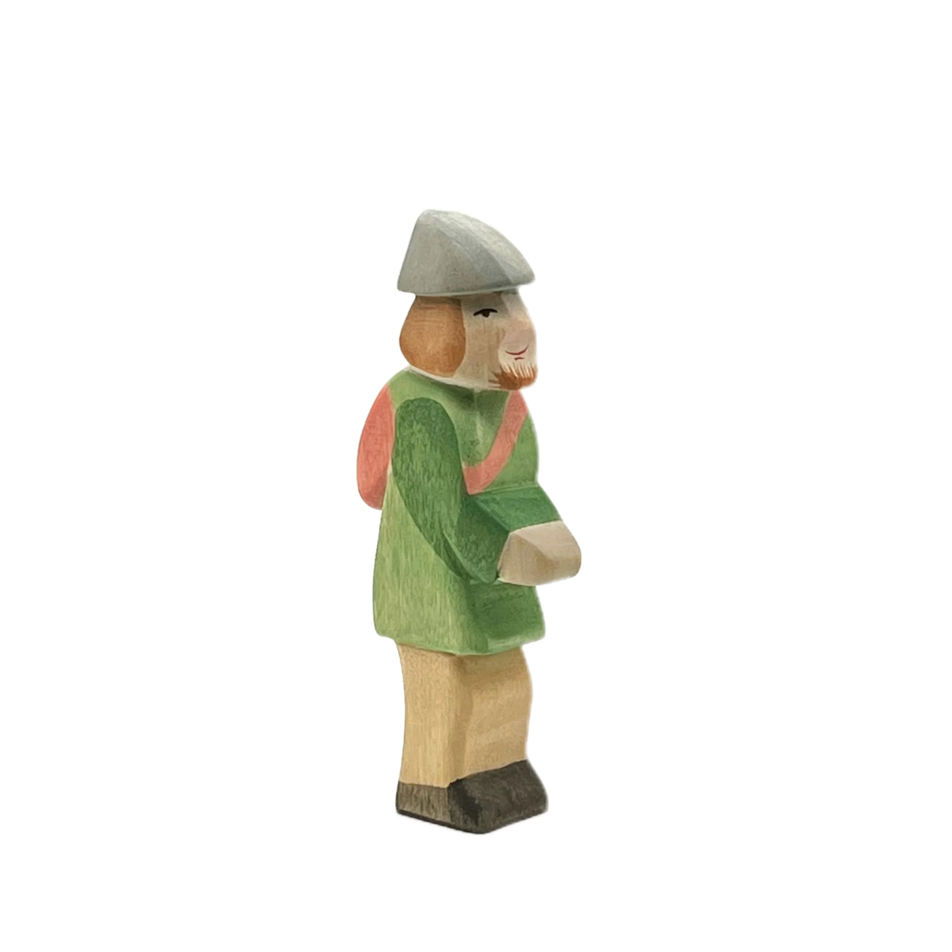 Handcrafted Open Ended Wooden Toy Figure Fairy Tale - Brave Little Tailor