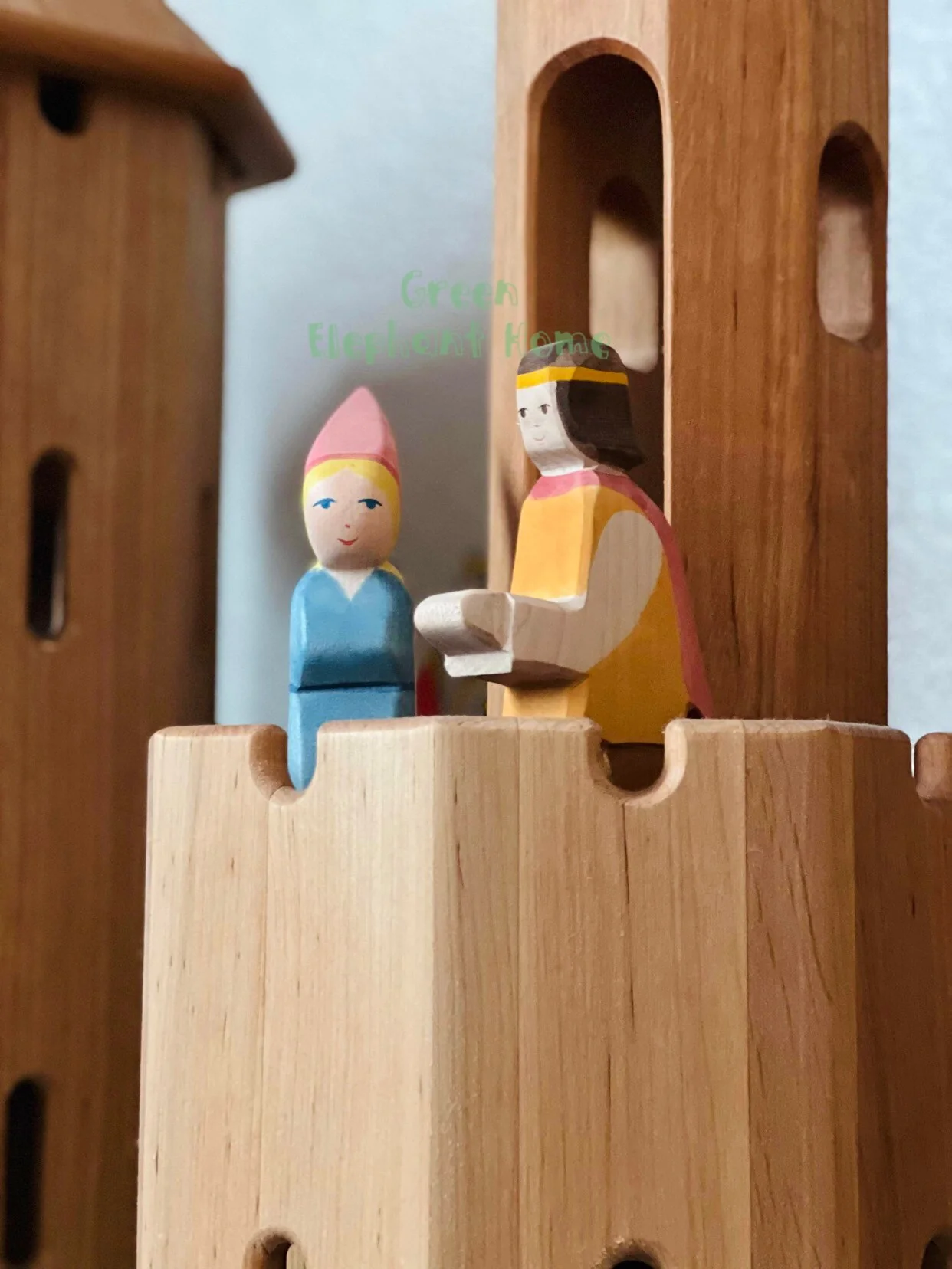 Handcrafted Open Ended Wooden Toy Figure Fairy Tale - Daughter of the Castle - Image 5