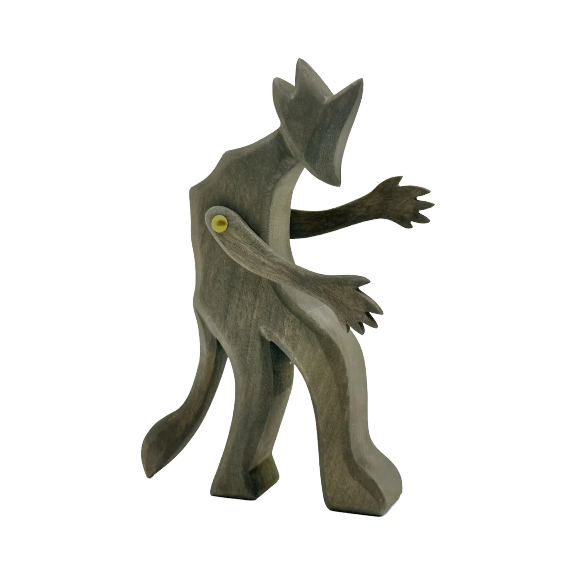 Handcrafted Open Ended Wooden Toy Figure Fairy Tale - Devil - Image 3