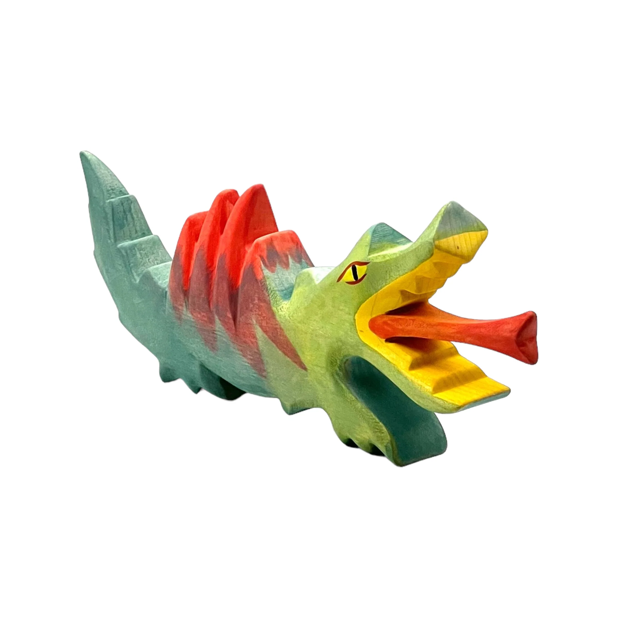 Handcrafted Open Ended Wooden Toy Figure Fairy Tale - Dragon - Image 3