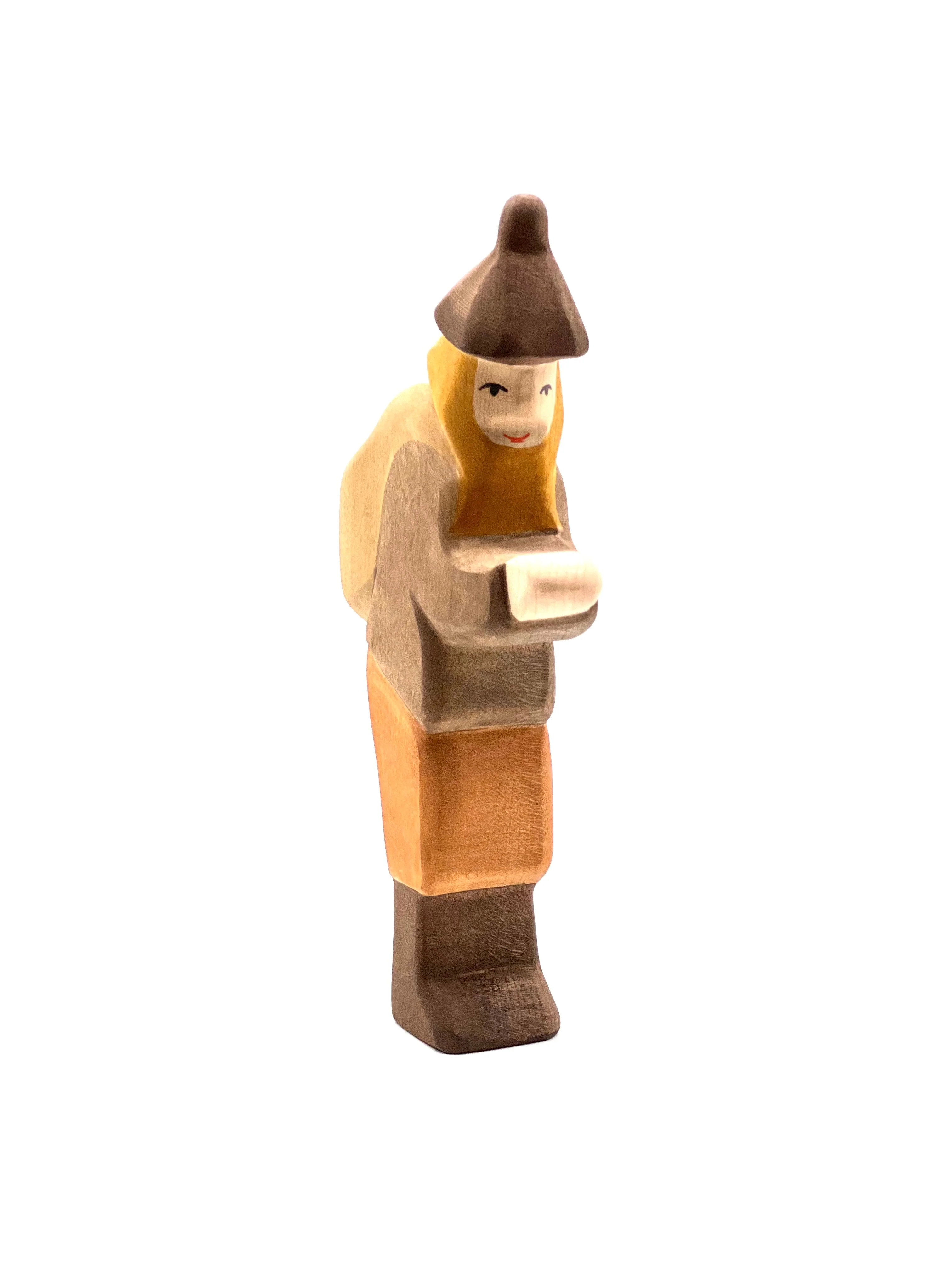 Handcrafted Open Ended Wooden Toy Figure Fairy Tale - Helper of St. Nicholas - Image 4