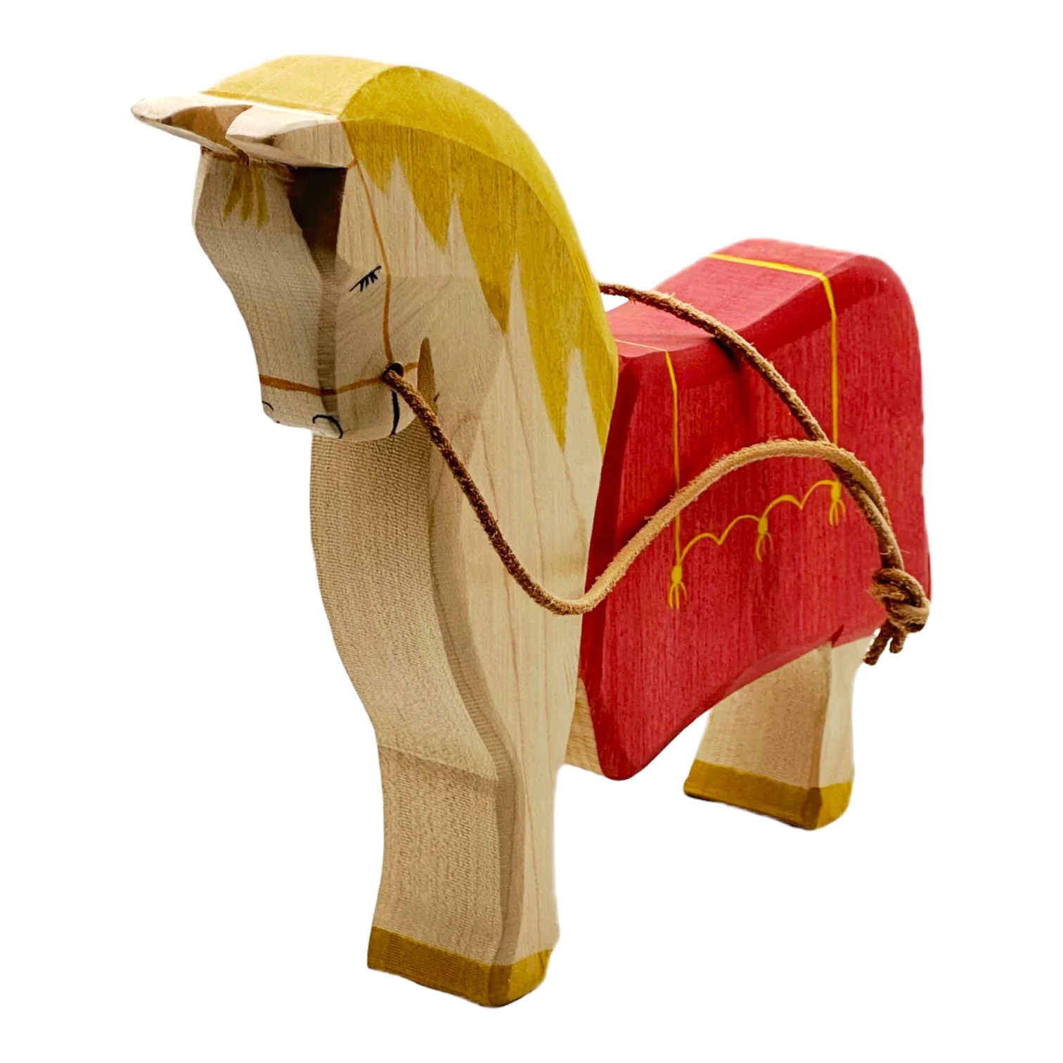 Handcrafted Open Ended Wooden Toy Figure Fairy Tale - Horse for St Martin - Image 2
