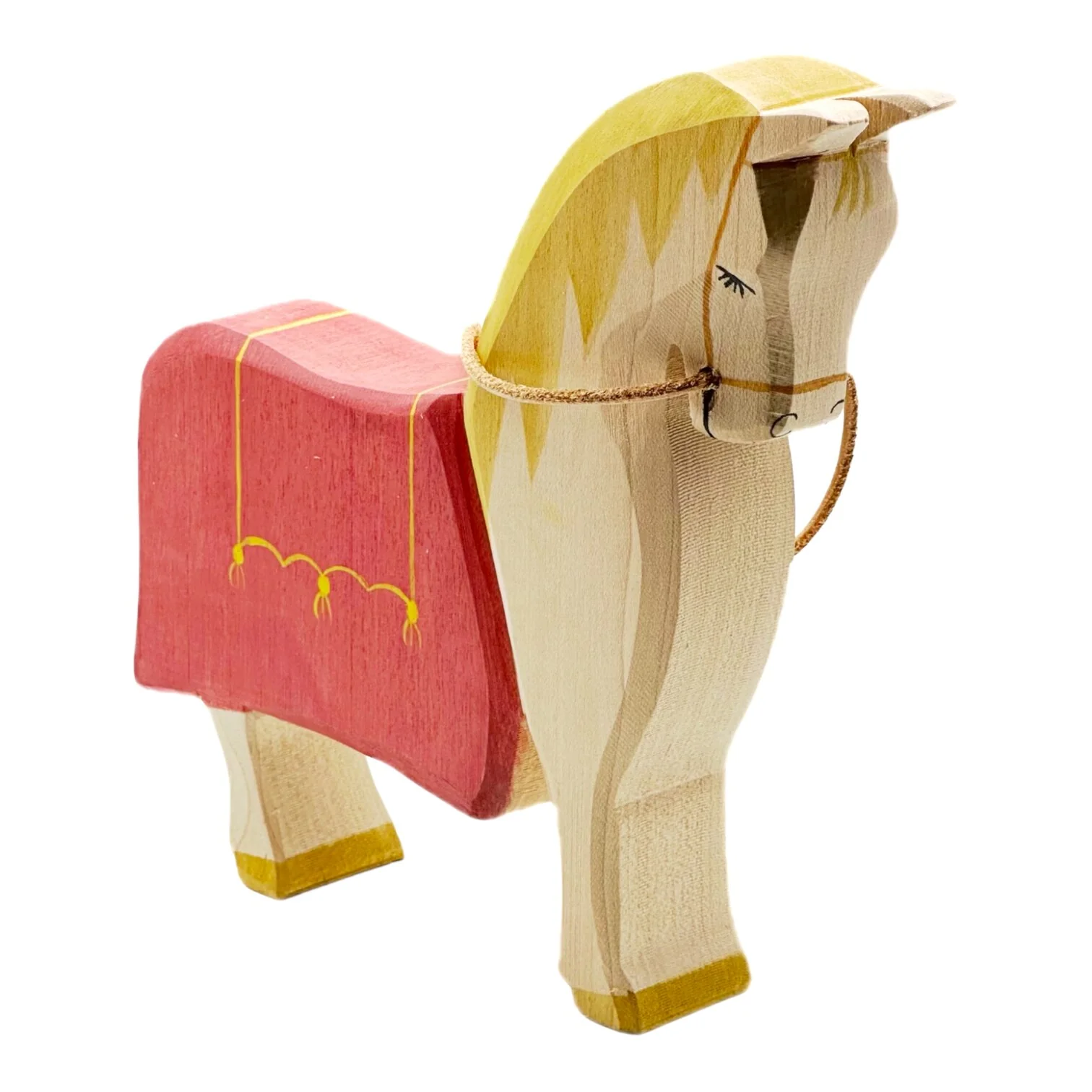 Handcrafted Open Ended Wooden Toy Figure Fairy Tale - Horse for St Martin - Image 3