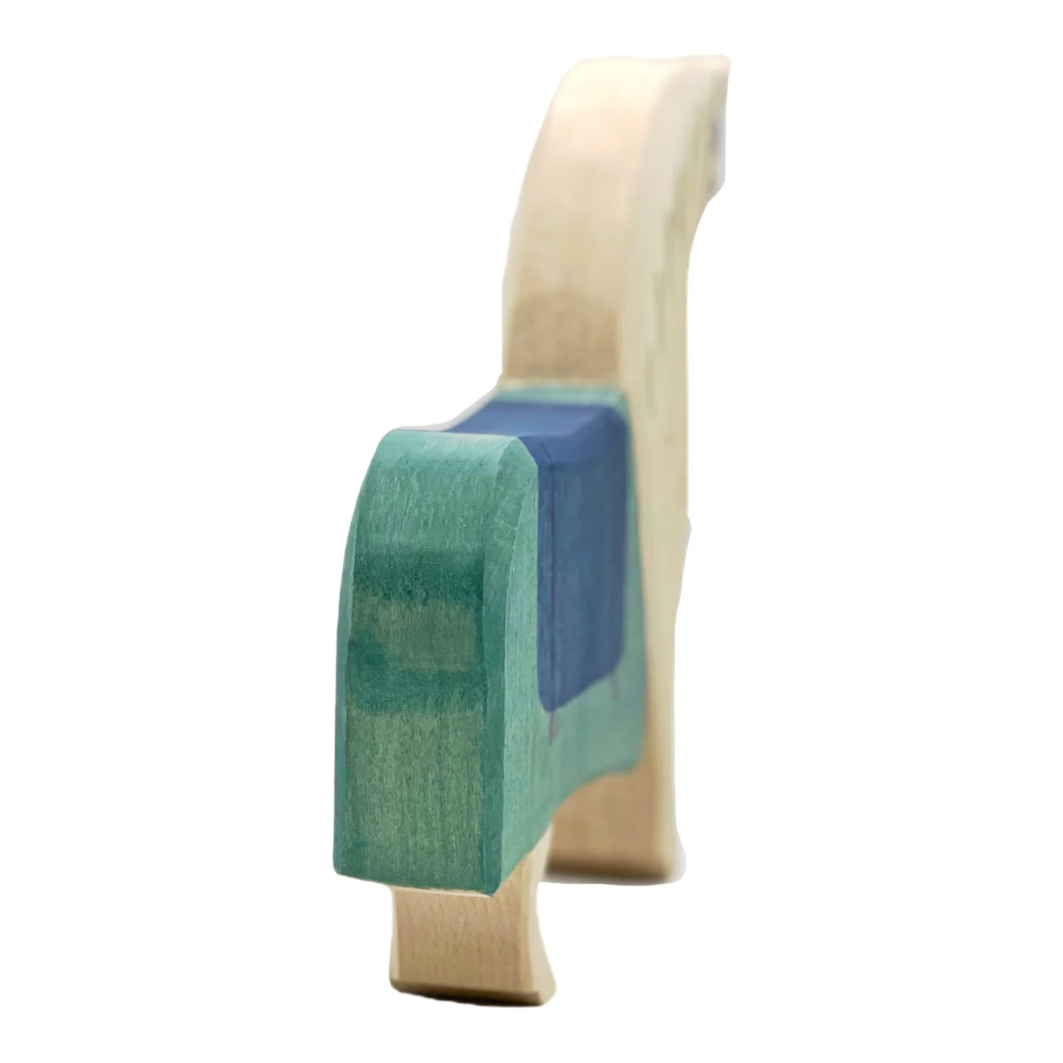 Handcrafted Open Ended Wooden Toy Figure Fairy Tale - Horse with Saddle - Image 4