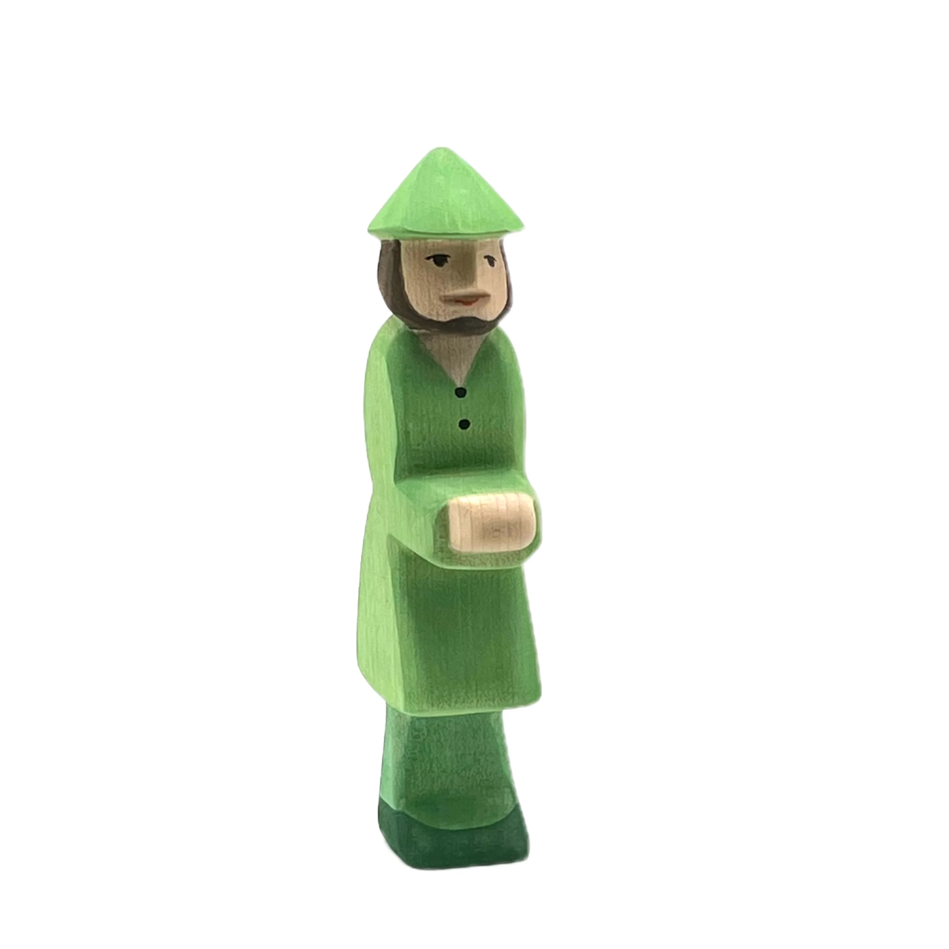 Handcrafted Open Ended Wooden Toy Figure Fairy Tale - Hunter - Image 2