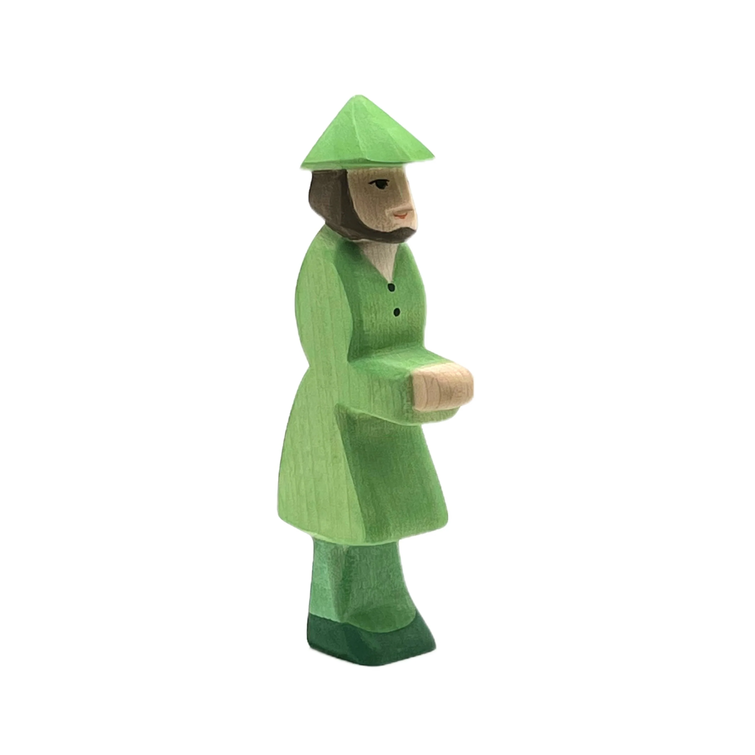 Handcrafted Open Ended Wooden Toy Figure Fairy Tale - Hunter - Image 3