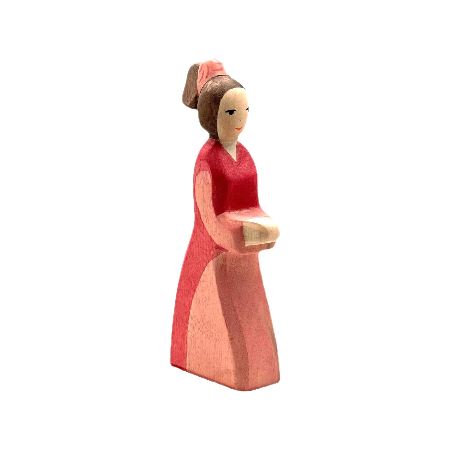 Handcrafted Open Ended Wooden Toy Figure Fairy Tale - Lady-in-Waiting - Image 2