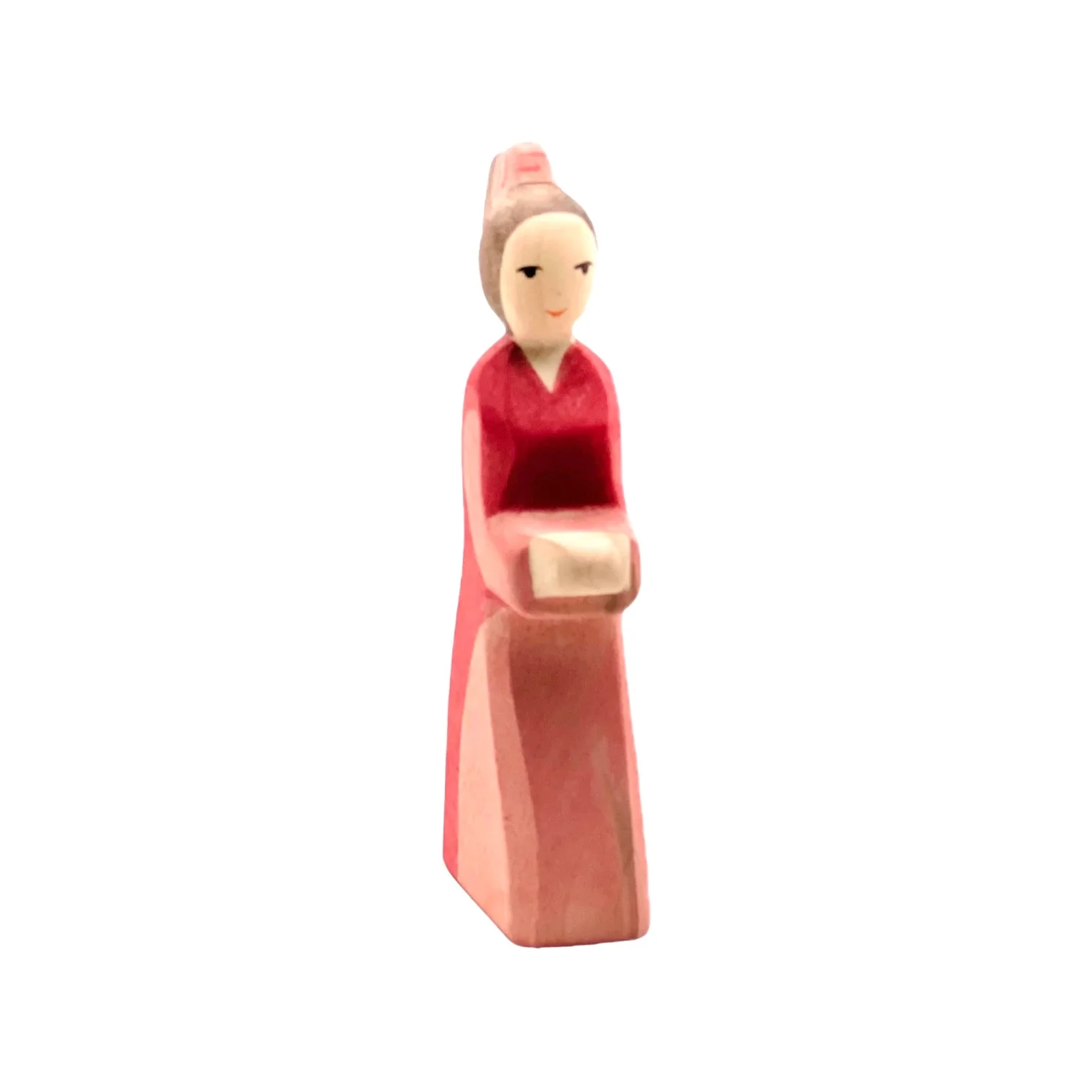 Handcrafted Open Ended Wooden Toy Figure Fairy Tale - Lady-in-Waiting - Image 4