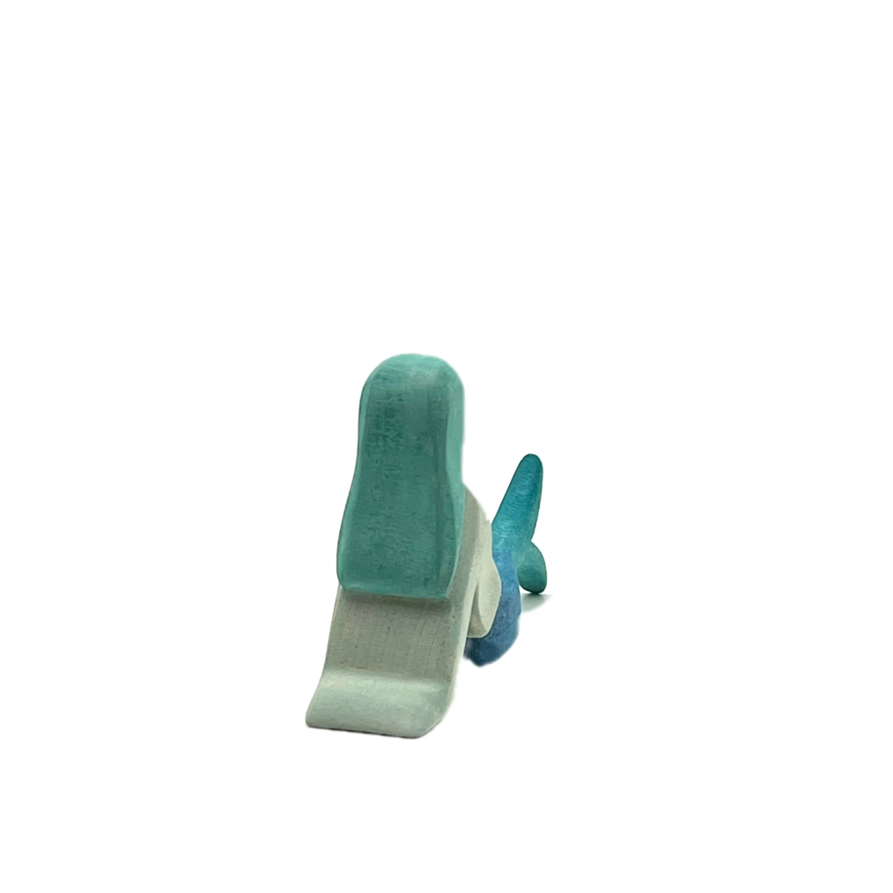 Handcrafted Open Ended Wooden Toy Figure Fairy Tale - Mermaid lying - Image 3