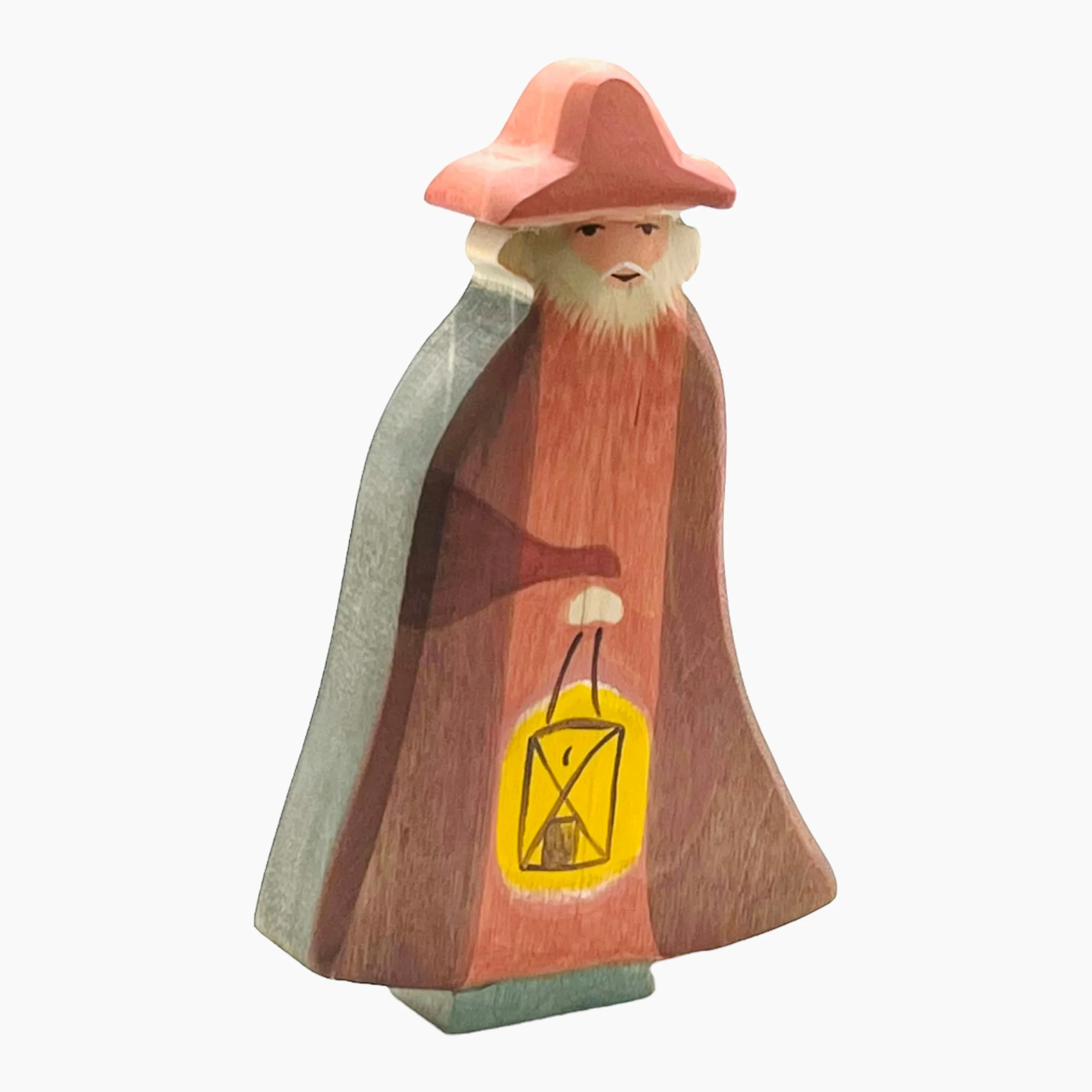 Handcrafted Open Ended Wooden Toy Figure Fairy Tale - Night Watchman - Image 3