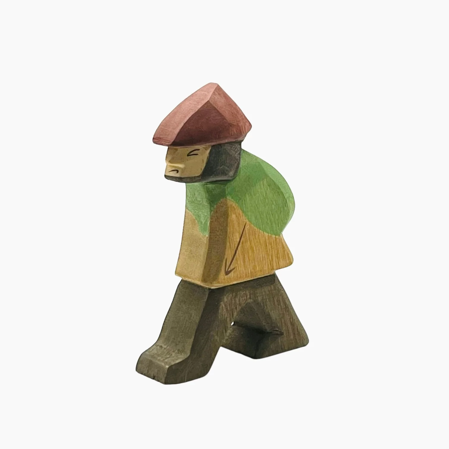 Handcrafted Open Ended Wooden Toy Figure Fairy Tale - Robber with House Set - Image 5