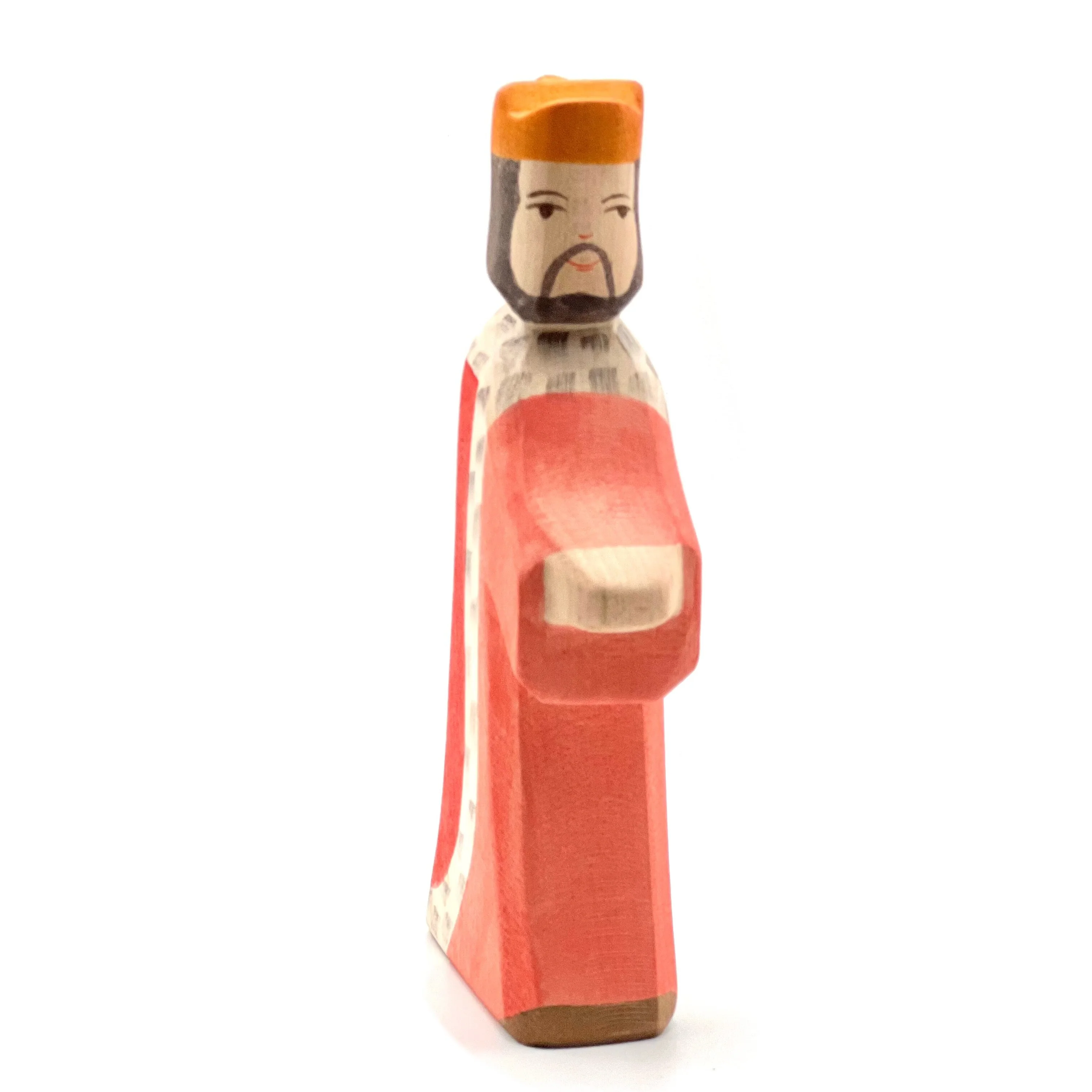 Handcrafted Open Ended Wooden Toy Figure Fairy Tale Royal Family – King - Image 3