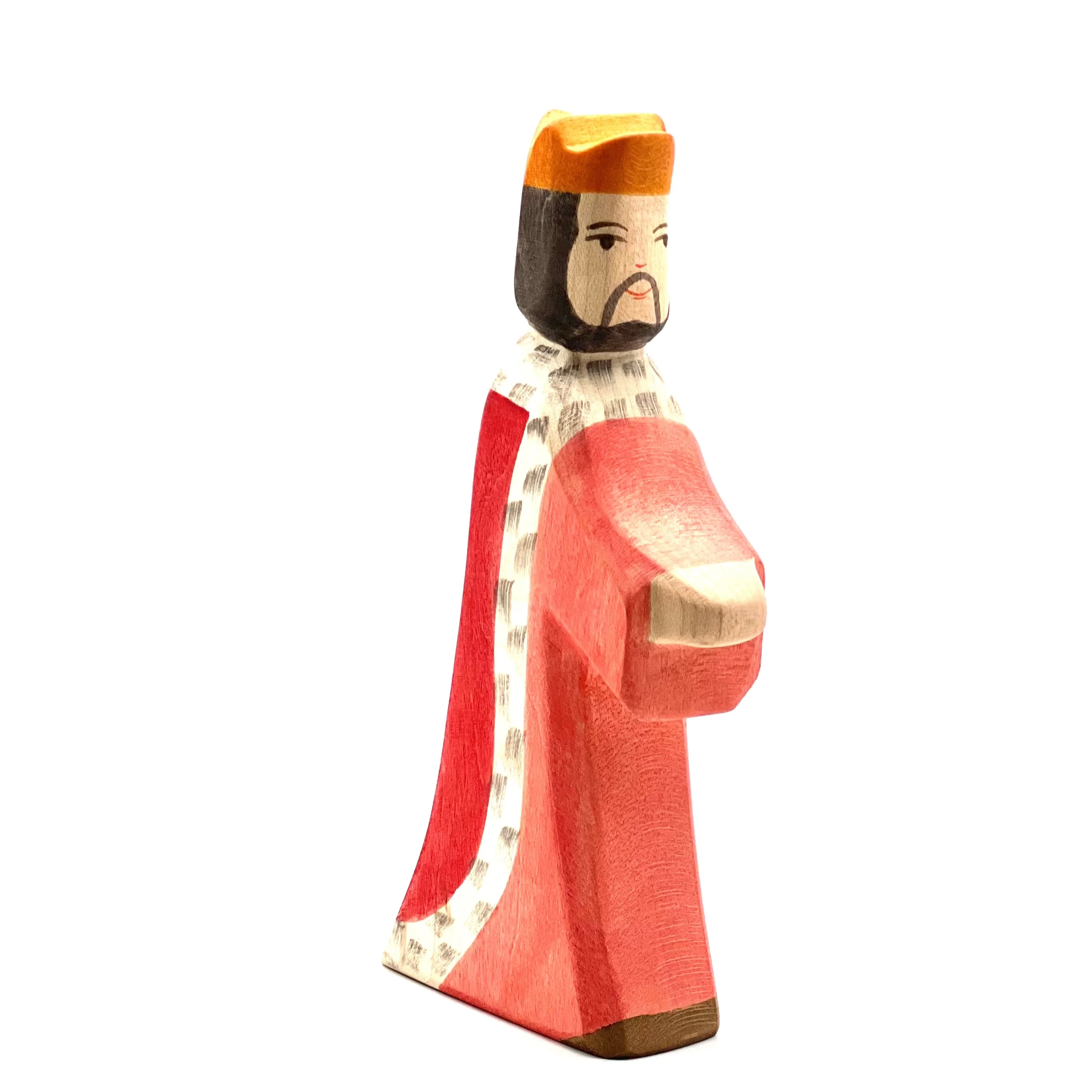 Handcrafted Open Ended Wooden Toy Figure Fairy Tale Royal Family – King - Image 4