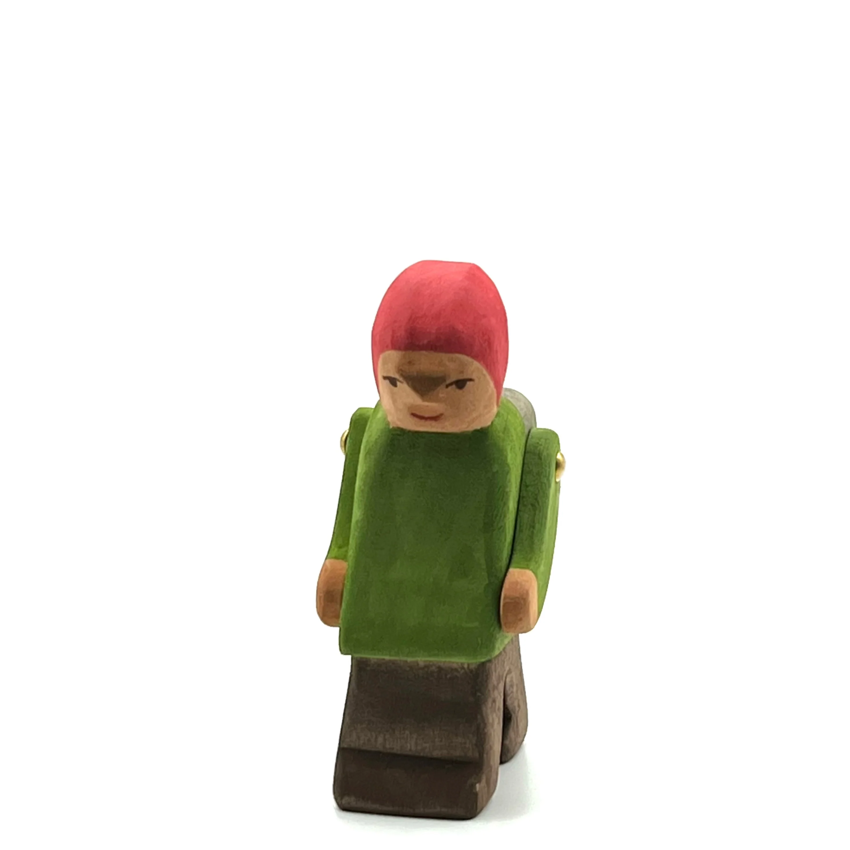 Handcrafted Open Ended Wooden Toy Figure Fairy Tale - Wanderer - Image 3