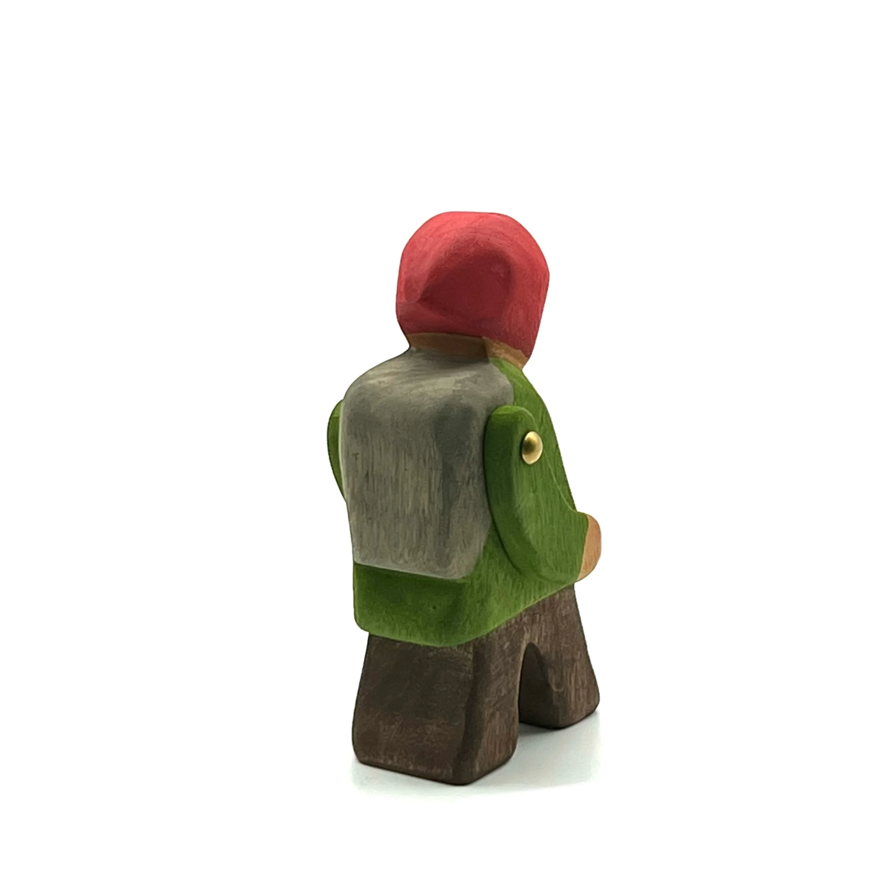 Handcrafted Open Ended Wooden Toy Figure Fairy Tale - Wanderer - Image 4