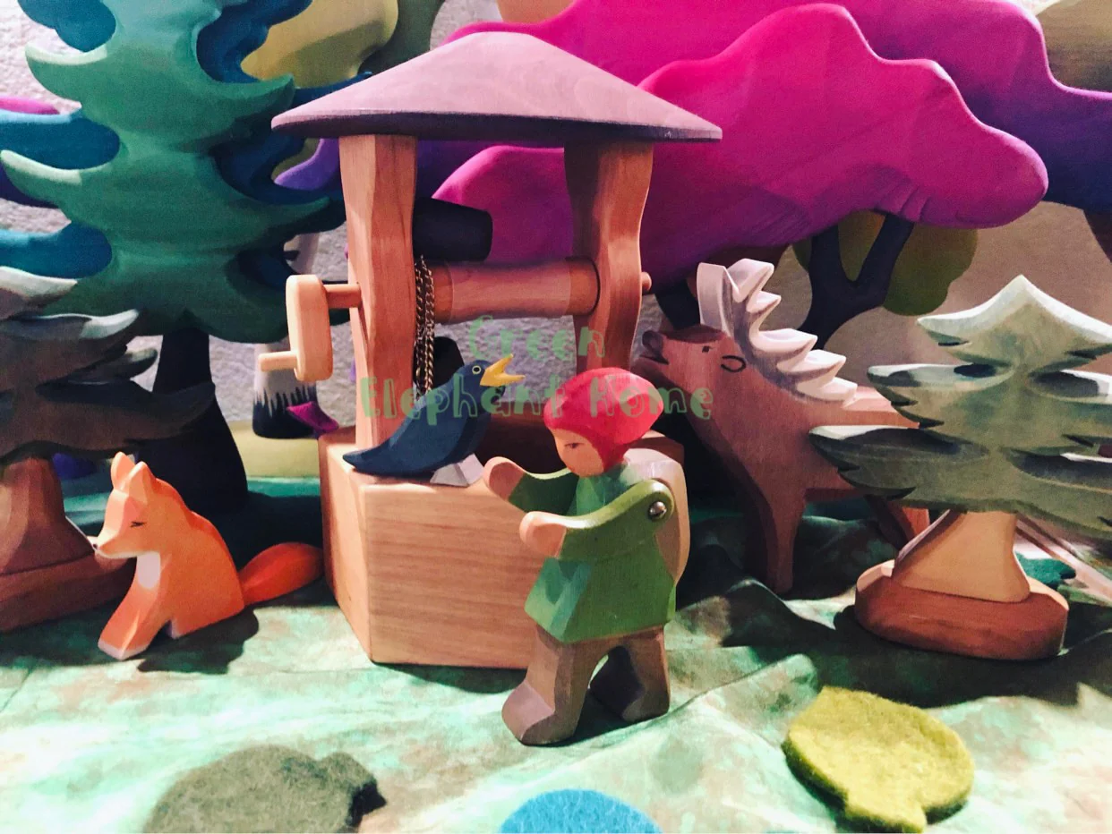 Handcrafted Open Ended Wooden Toy Figure Fairy Tale - Wanderer - Image 5
