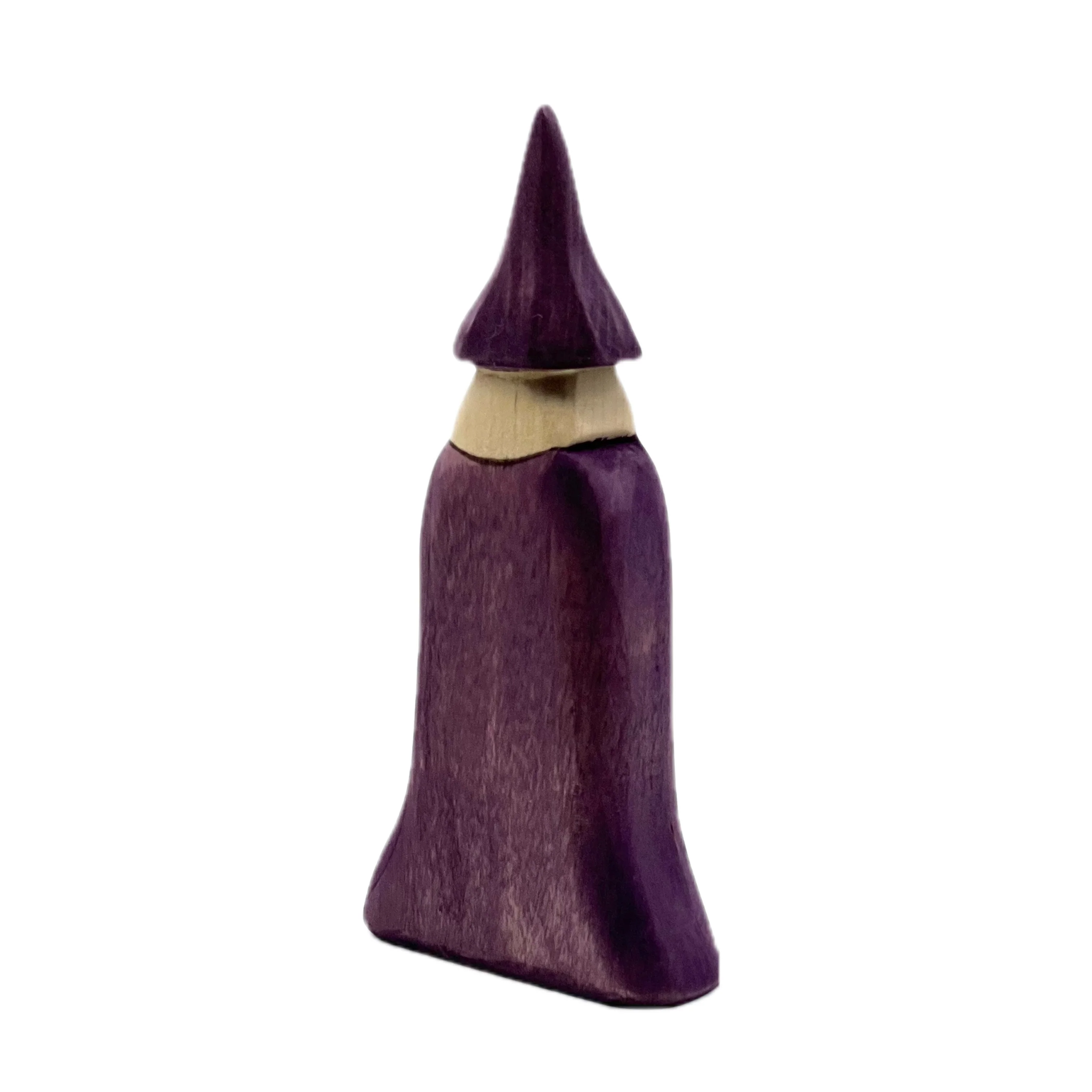 Handcrafted Open Ended Wooden Toy Figure Fairy Tale - Wizard - Image 3