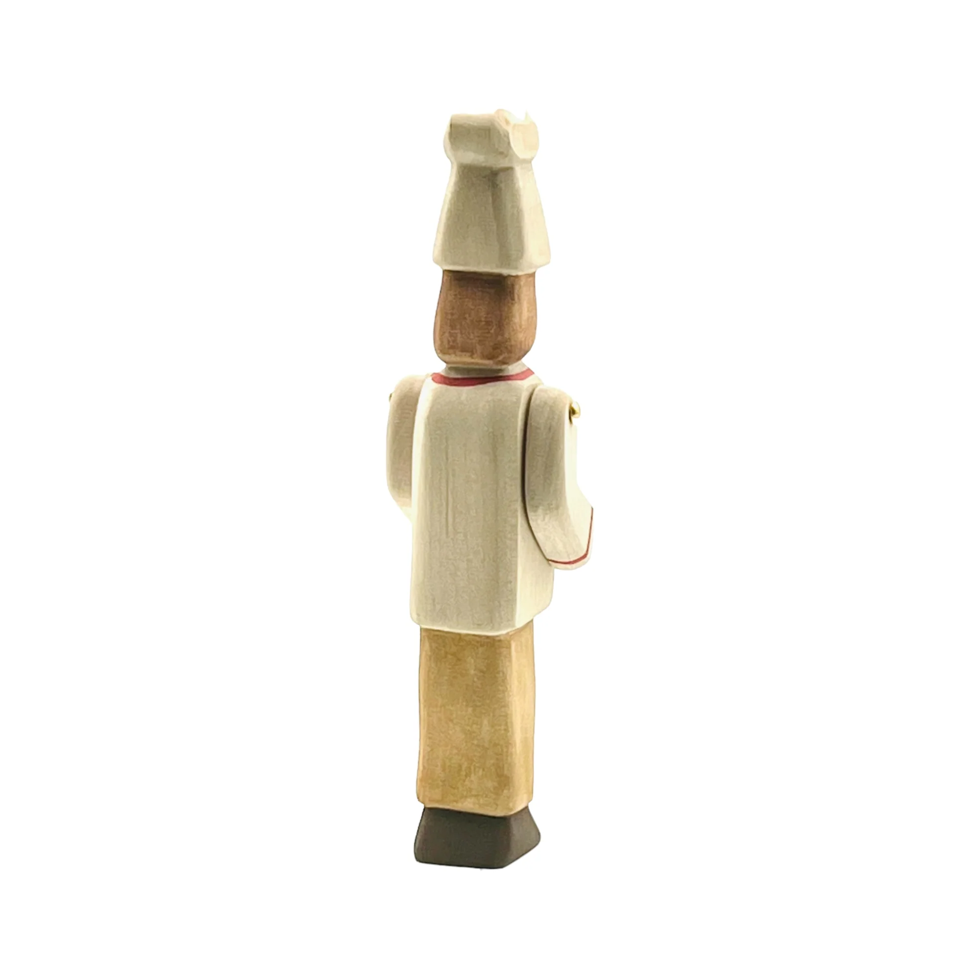 Handcrafted Open Ended Wooden Toy Figure Family - Chef - Image 4