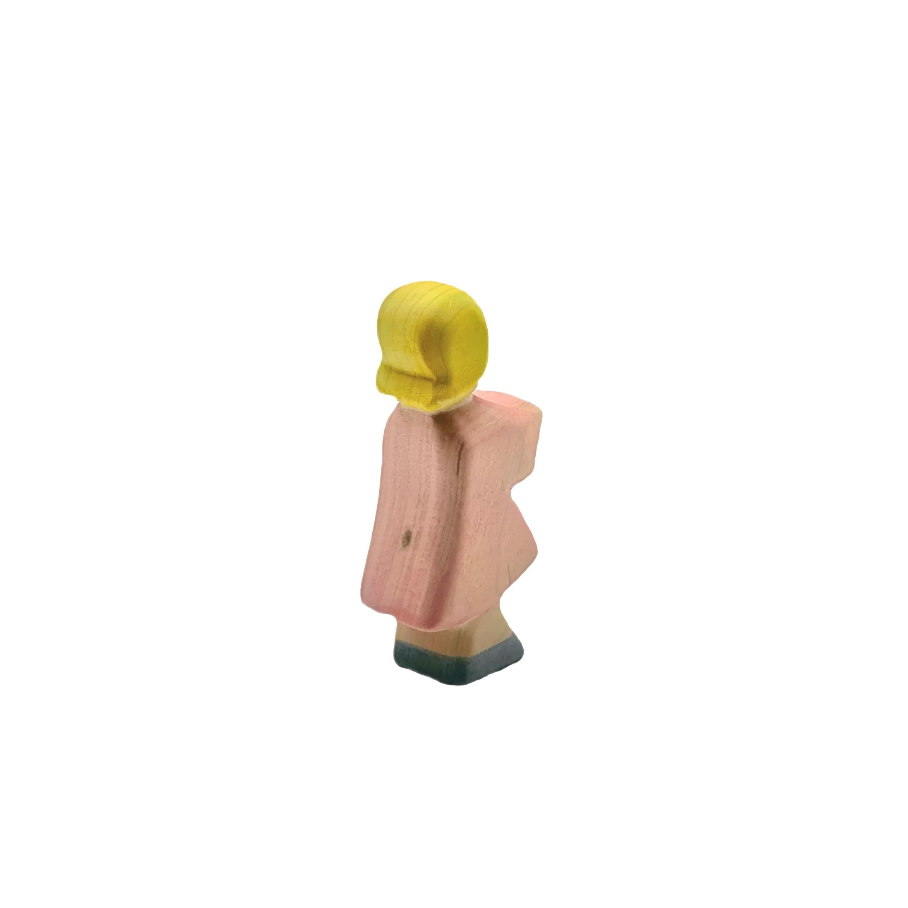 Handcrafted Open Ended Wooden Toy Figure Family - Daughter - Image 2