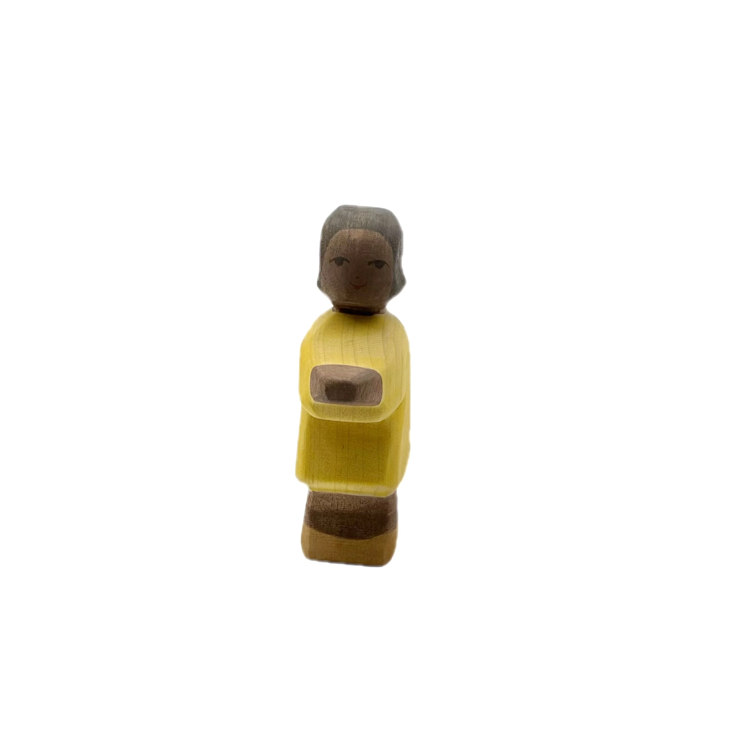Handcrafted Open Ended Wooden Toy Figure Family - Daughter II - Image 2