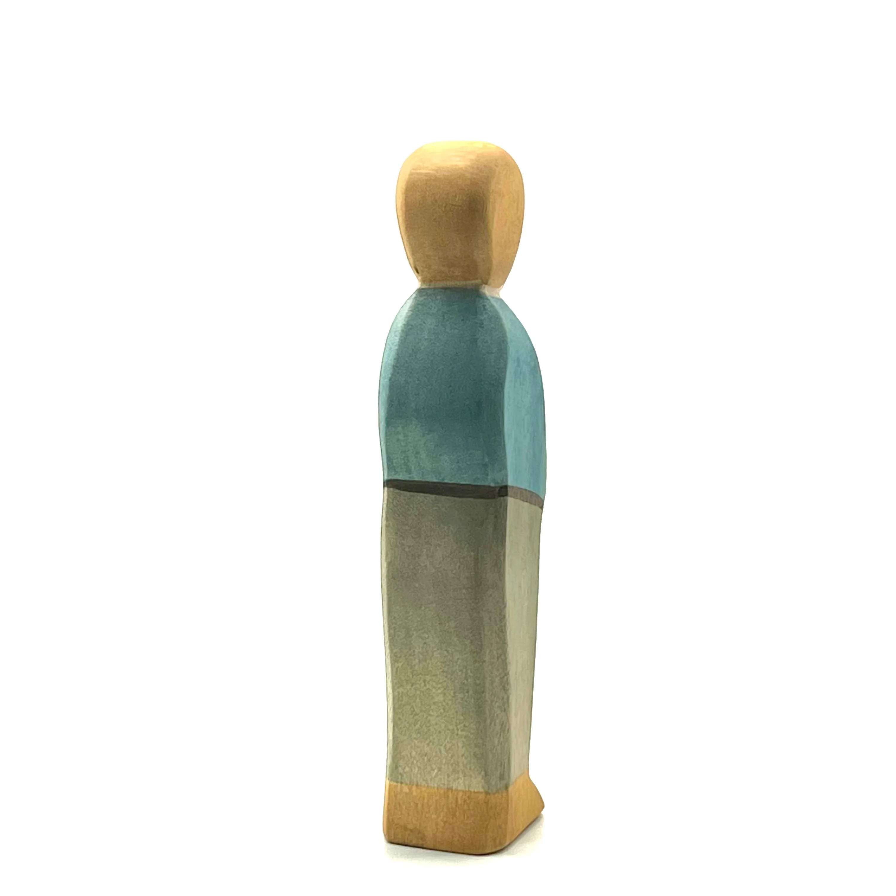 Handcrafted Open Ended Wooden Toy Figure Family - Father - Image 2