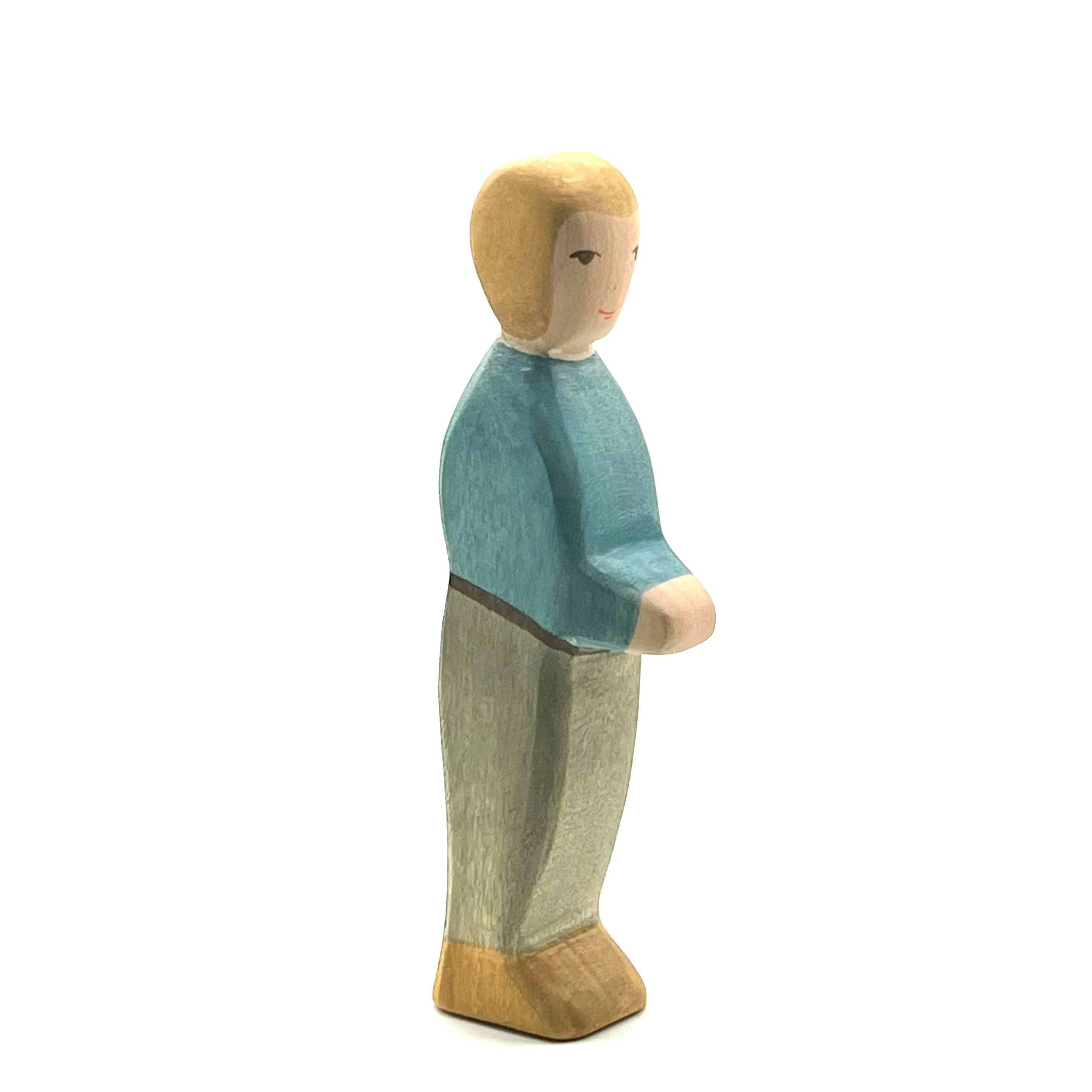 Handcrafted Open Ended Wooden Toy Figure Family - Father - Image 4