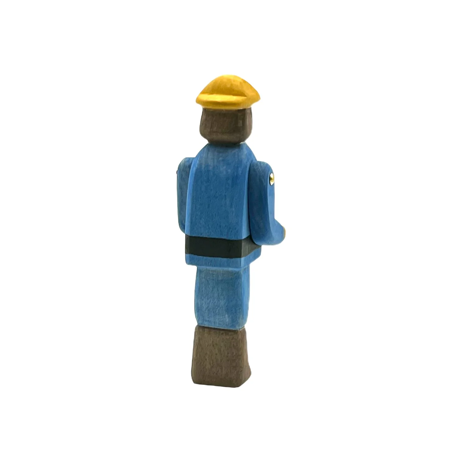 Handcrafted Open Ended Wooden Toy Figure Family - Fireman - Image 4
