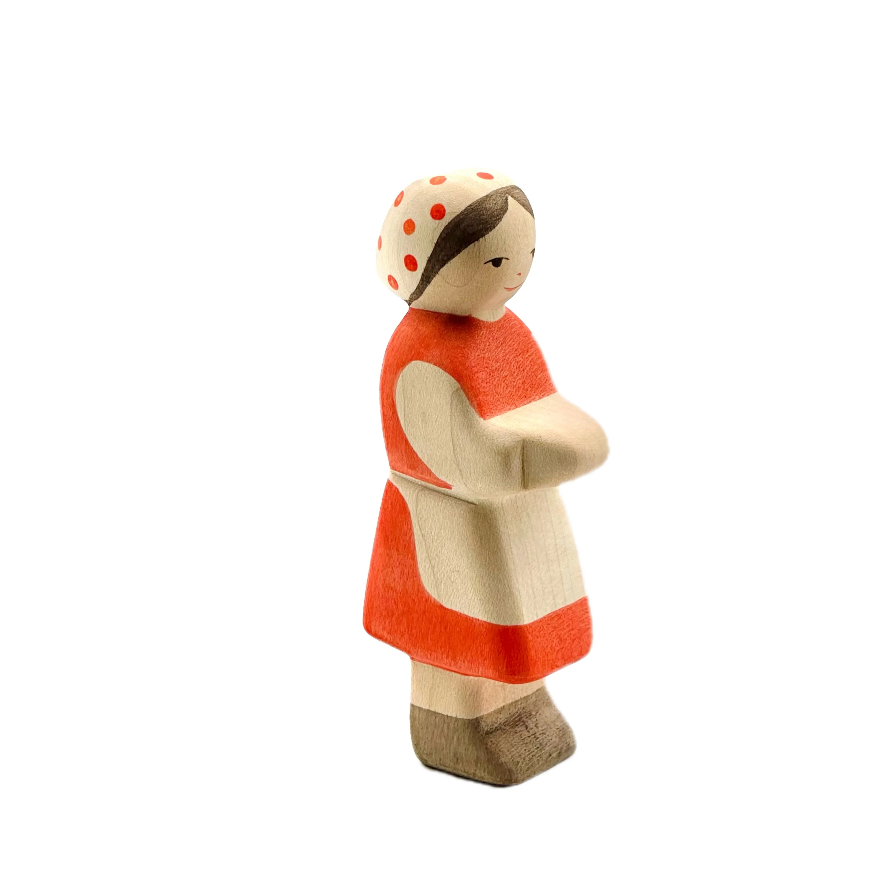 Handcrafted Open Ended Wooden Toy Figure Family - Heidi - Image 2