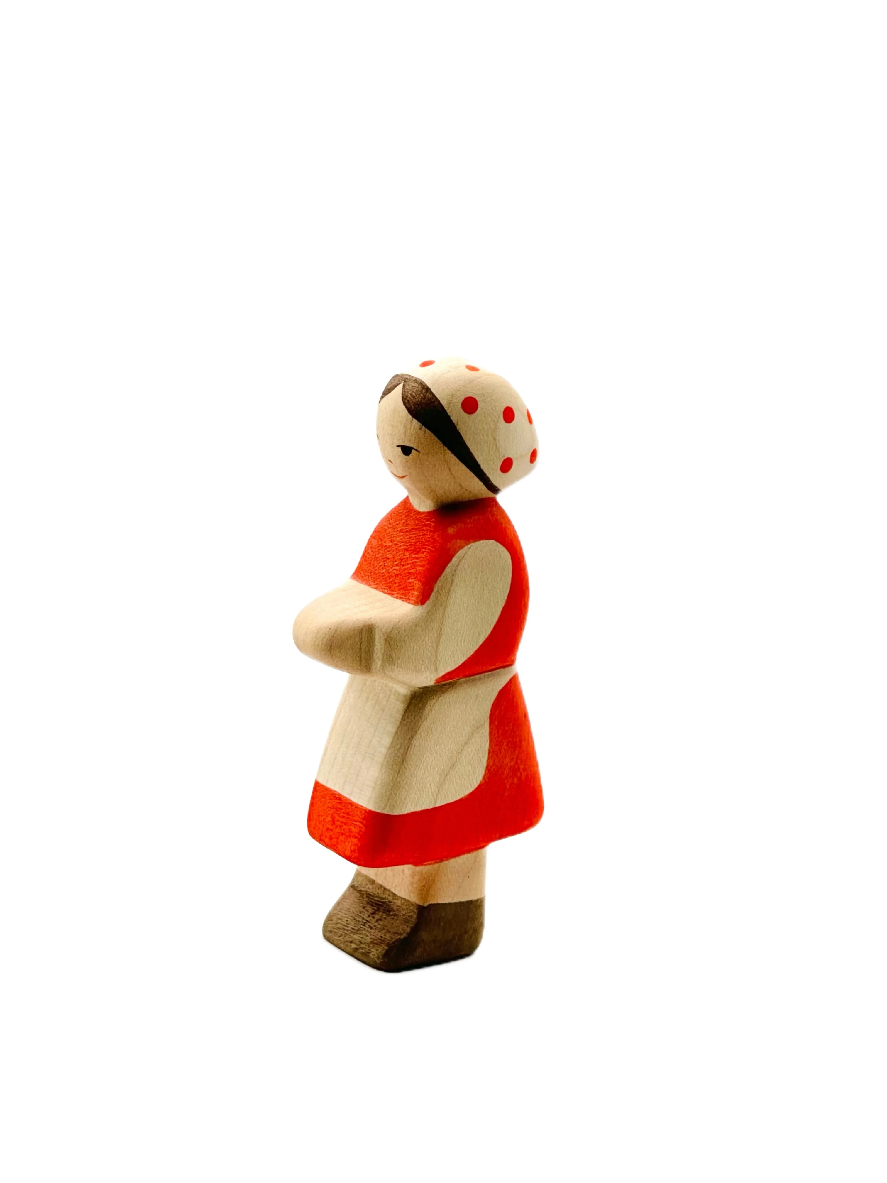 Handcrafted Open Ended Wooden Toy Figure Family - Heidi - Image 3