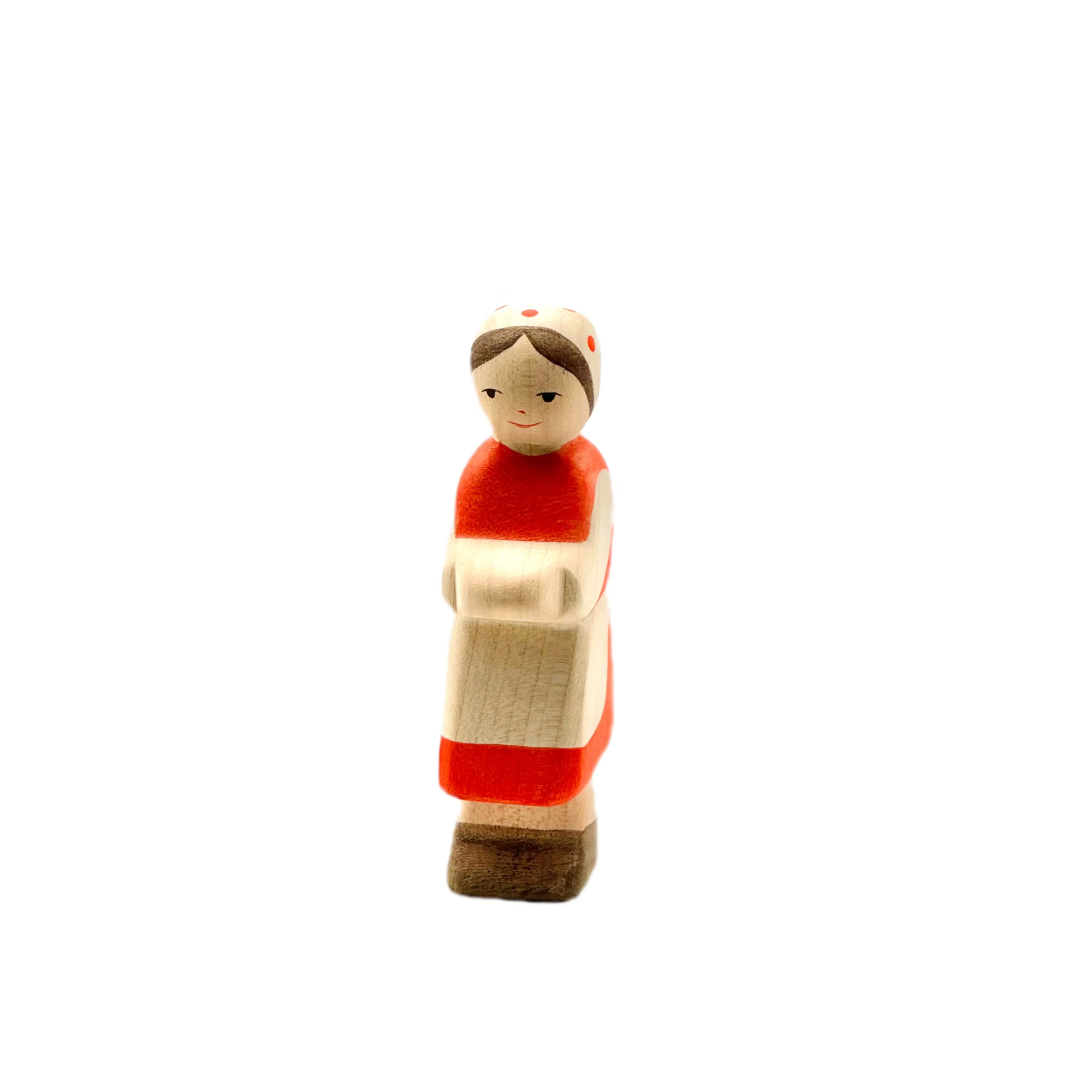 Handcrafted Open Ended Wooden Toy Figure Family - Heidi - Image 4