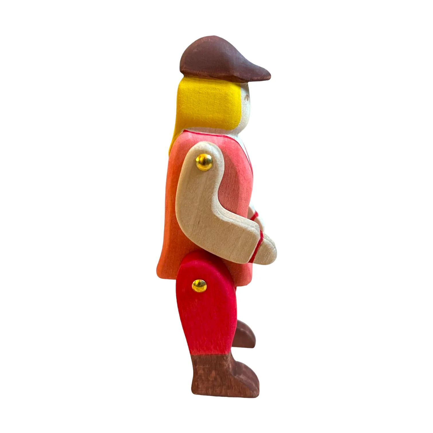 Handcrafted Open Ended Wooden Toy Figure Family - Horse Woman (Rider Only) - Image 5