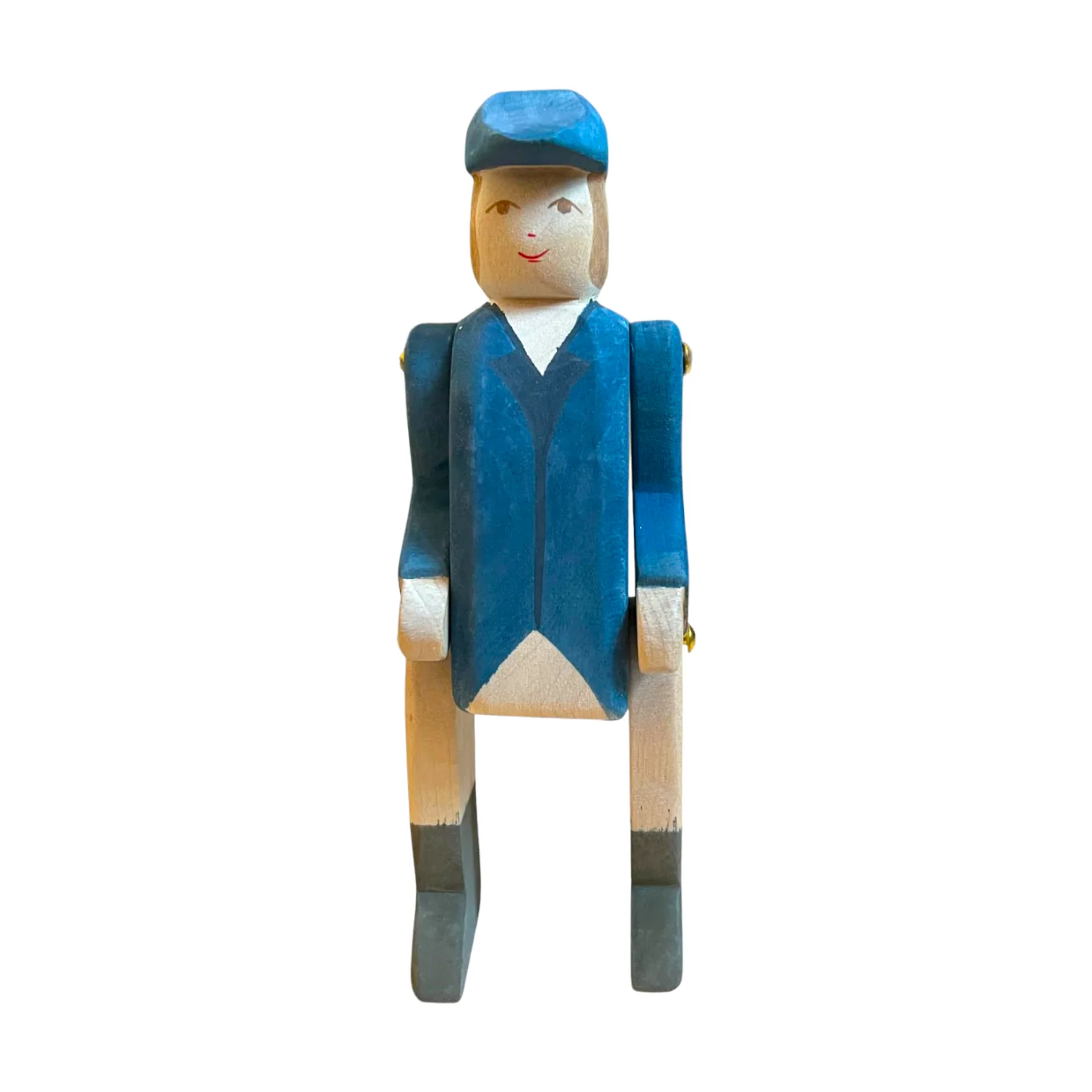 Handcrafted Open Ended Wooden Toy Figure Family - Horseman (Rider Only) - Image 4