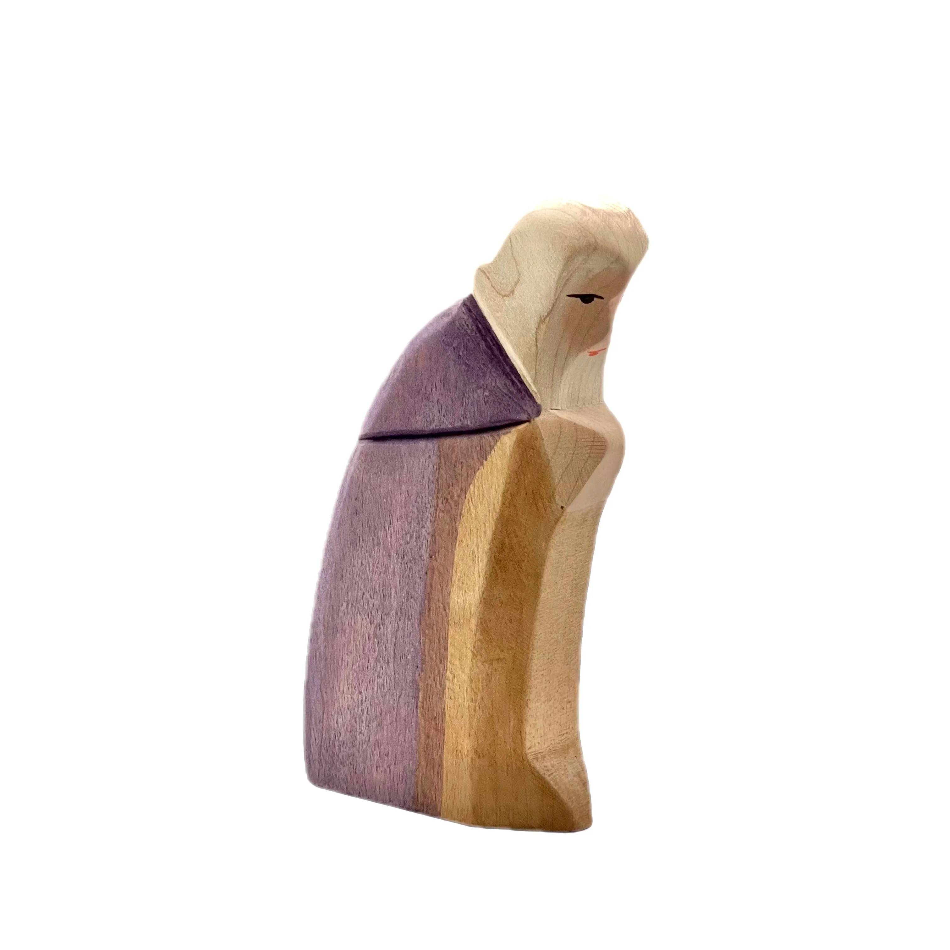 Handcrafted Open Ended Wooden Toy Figure Family - Joseph - Image 3