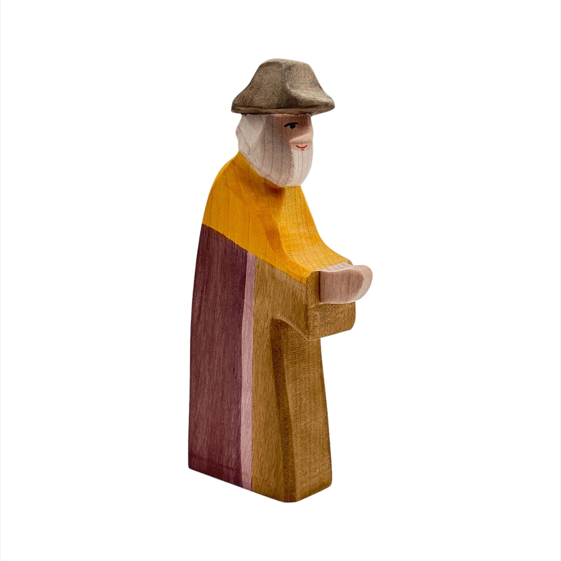Handcrafted Open Ended Wooden Toy Figure Family - Joseph Walking - Image 2