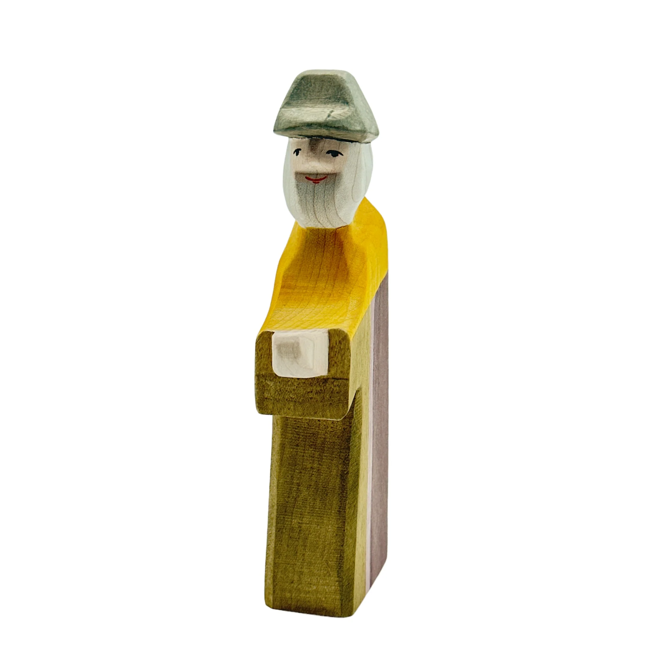 Handcrafted Open Ended Wooden Toy Figure Family - Joseph Walking - Image 3