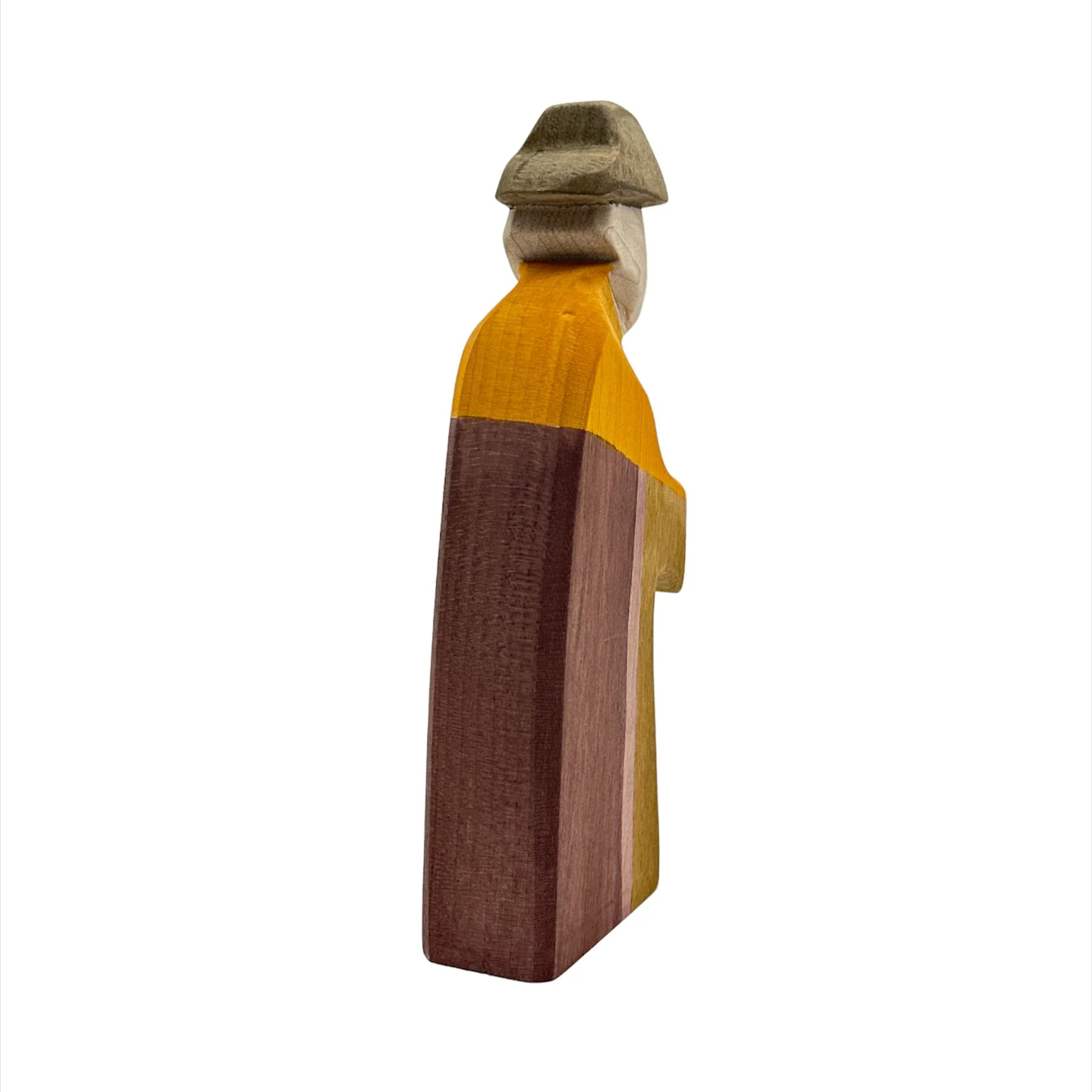 Handcrafted Open Ended Wooden Toy Figure Family - Joseph Walking - Image 4