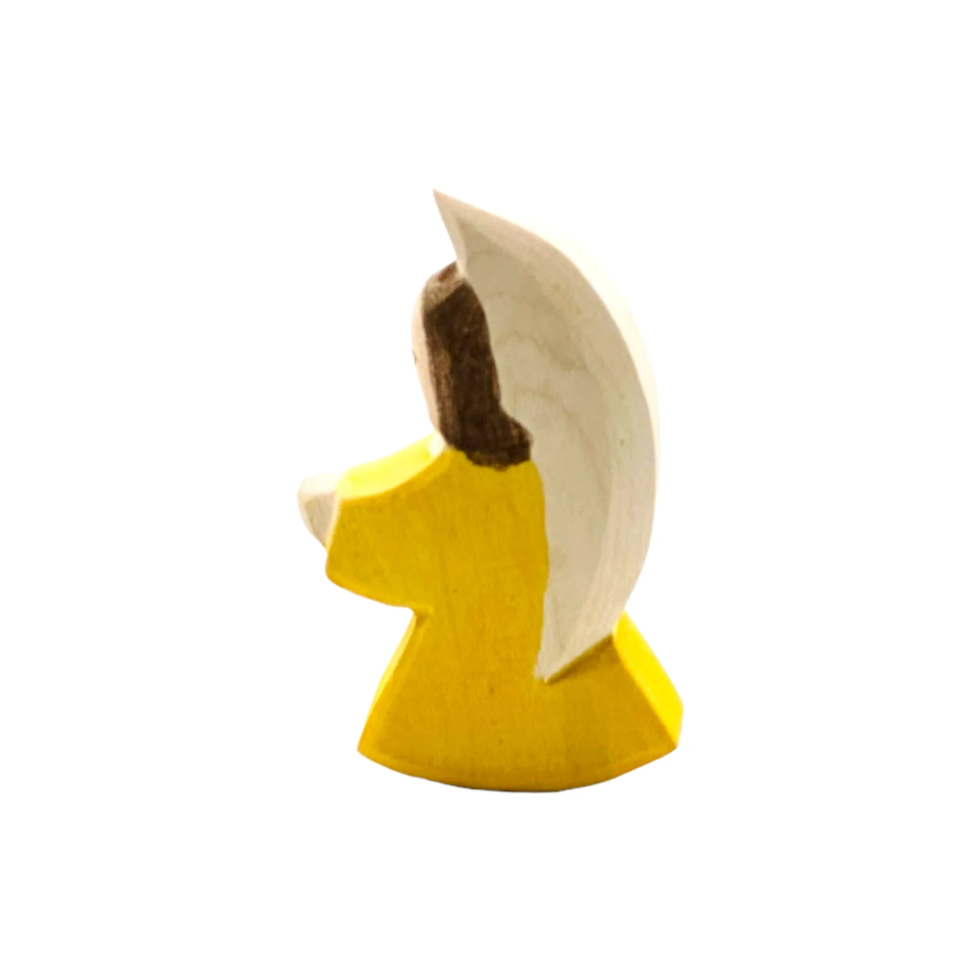 Handcrafted Open Ended Wooden Toy Figure Family - Little Angel Orange - Image 3