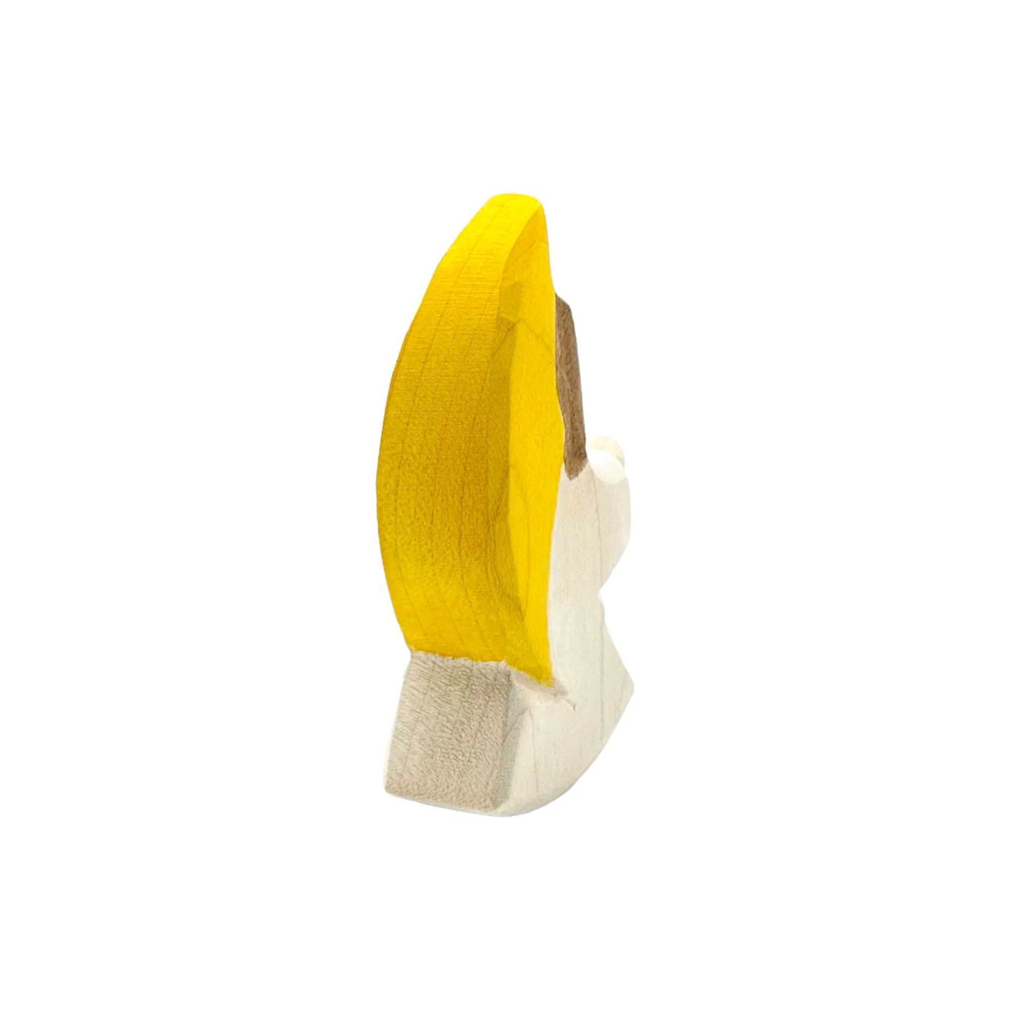 Handcrafted Open Ended Wooden Toy Figure Family - Little Angel White - Image 4