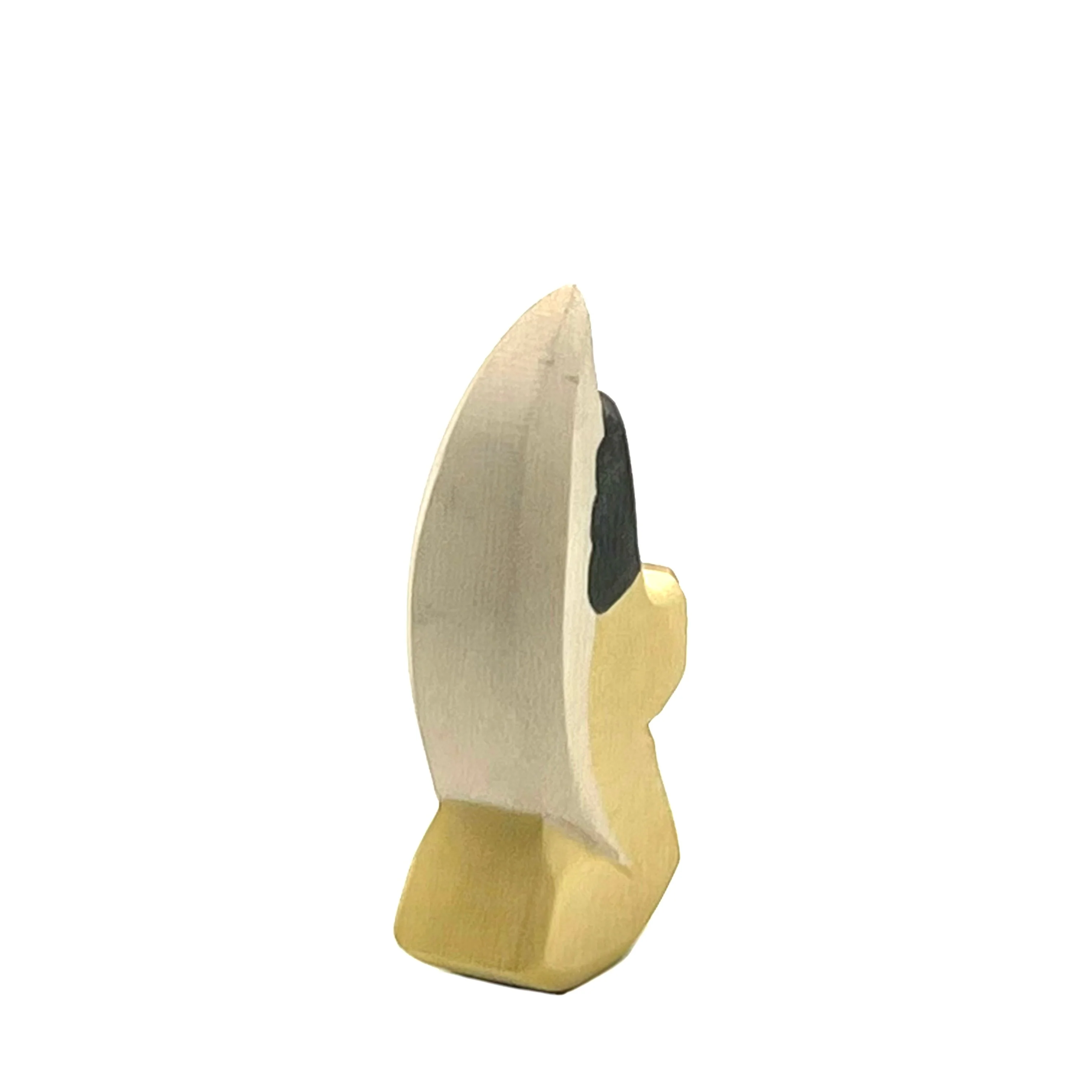 Handcrafted Open Ended Wooden Toy Figure Family - Little Angel Yellow - Image 4