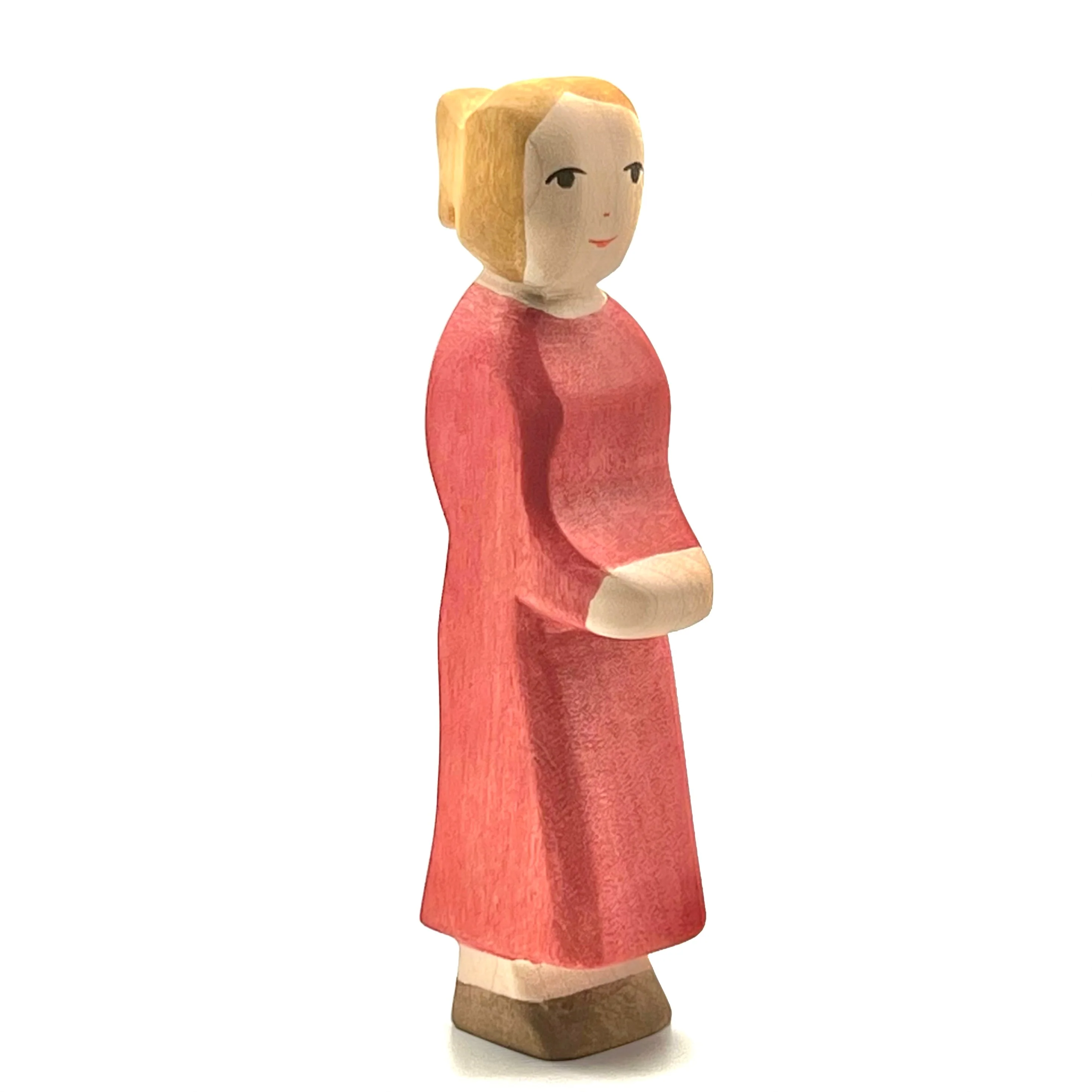 Handcrafted Open Ended Wooden Toy Figure Family - Mother - Image 4
