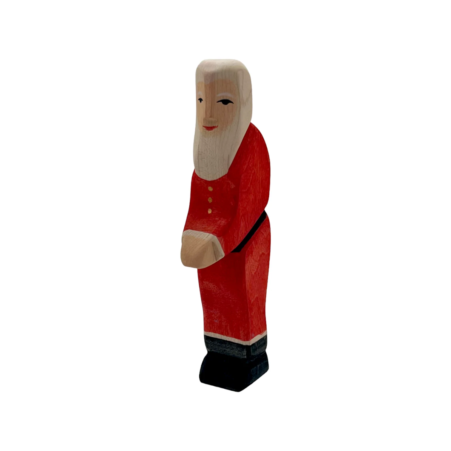Handcrafted Open Ended Wooden Toy Figure Family - Mr. and Mrs. Claus (2 Pieces) - Image 8