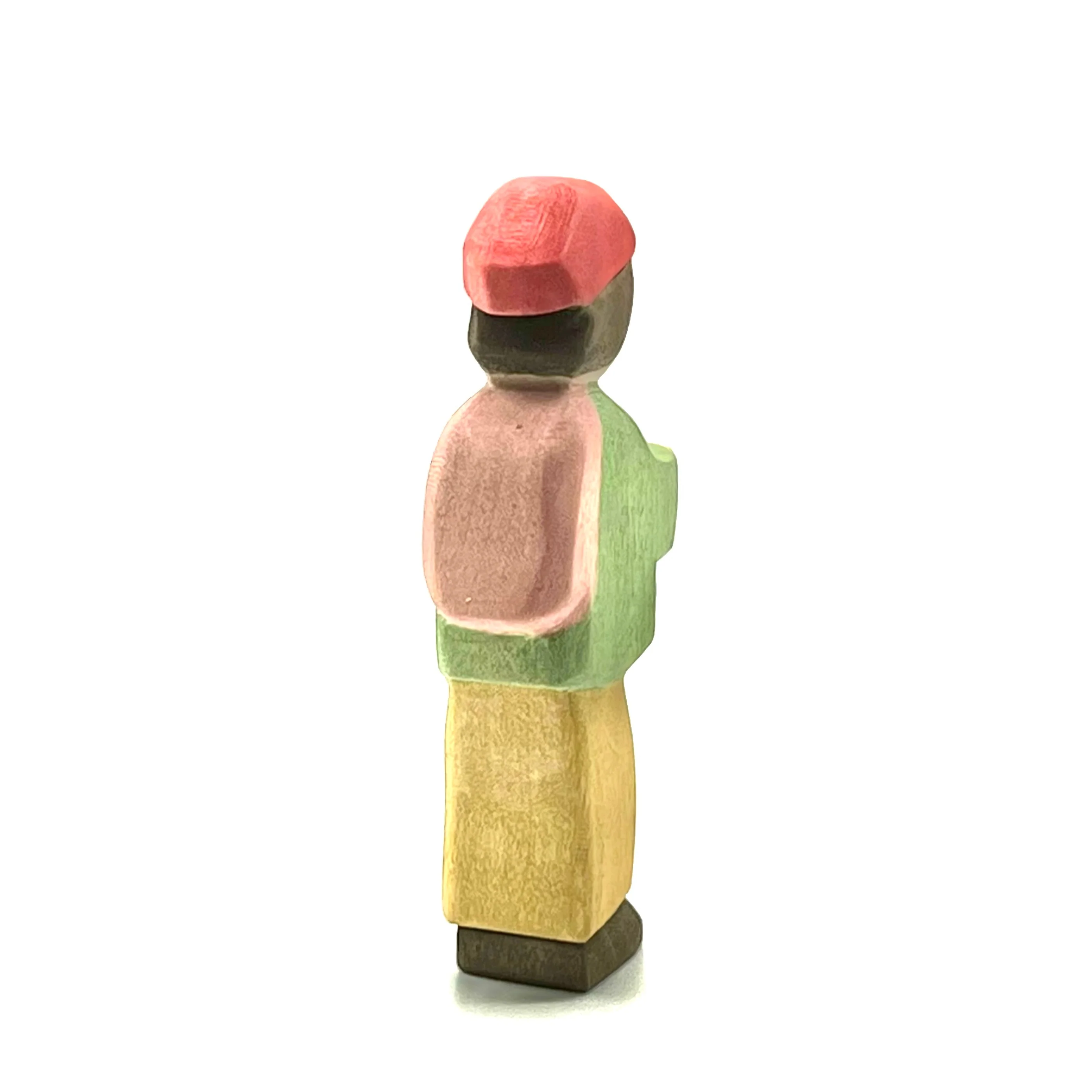 Handcrafted Open Ended Wooden Toy Figure Family - Shepherd Boy - Image 4