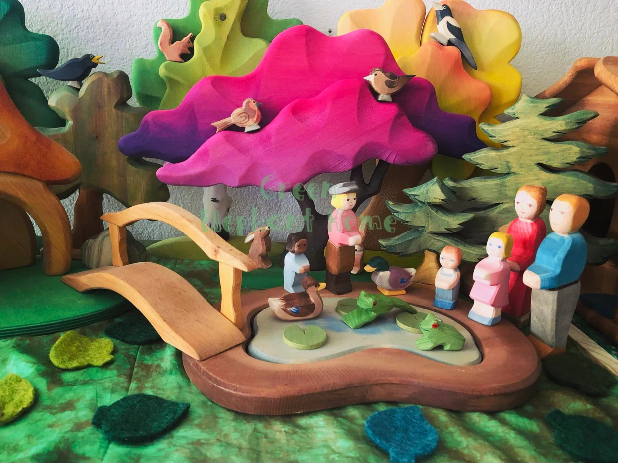Handcrafted Open Ended Wooden Toy Figure Family - Son - Image 5