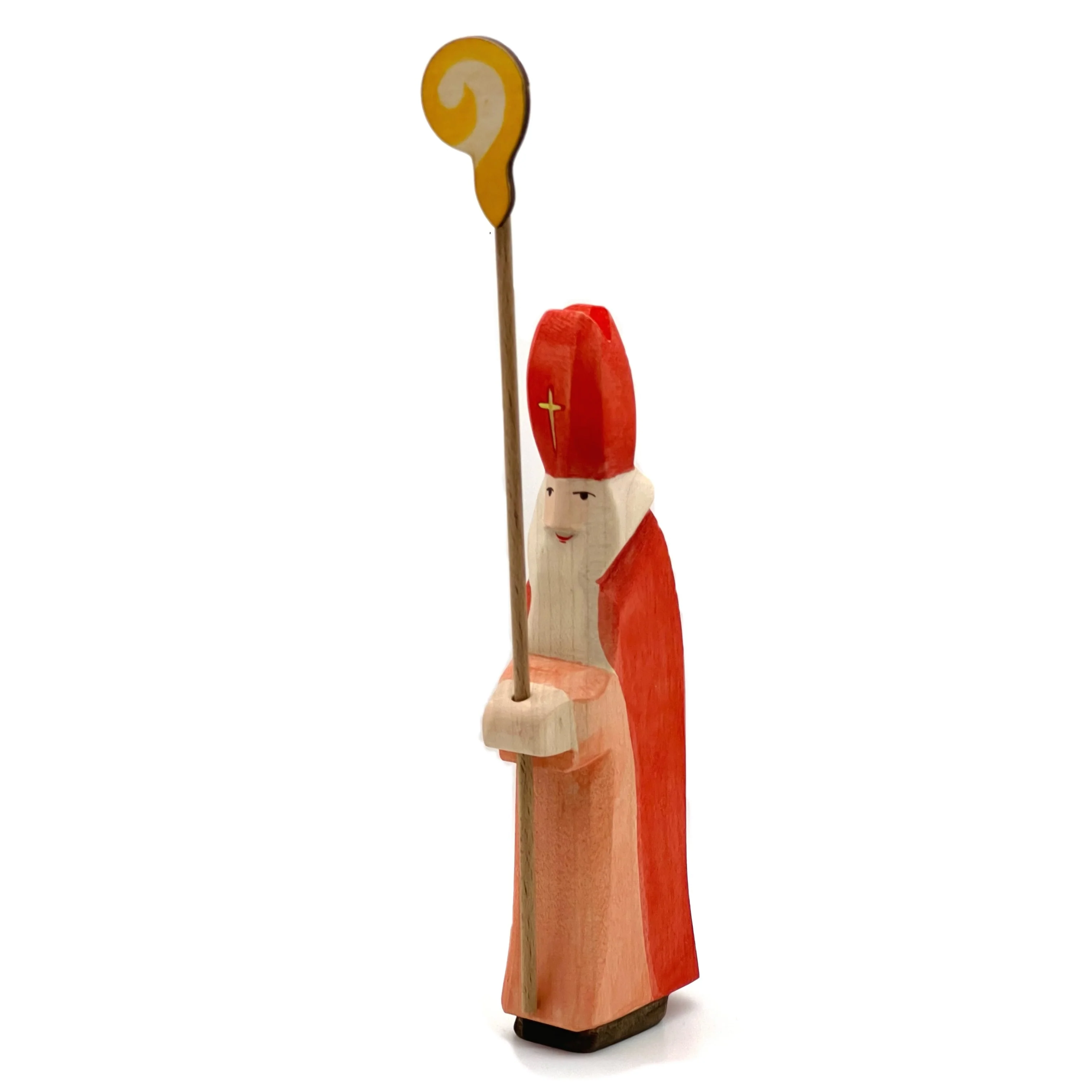 Handcrafted Open Ended Wooden Toy Figure Family - St Nicholas - Image 2