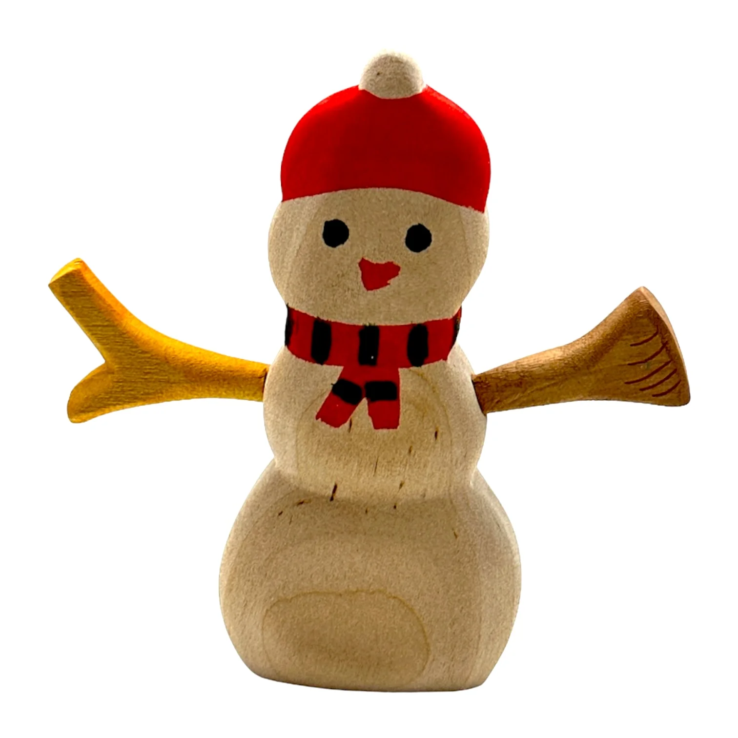 Handcrafted Open Ended Wooden Toy Holiday Set - 17 Pieces Christmas Set with 3 Candles - Image 5